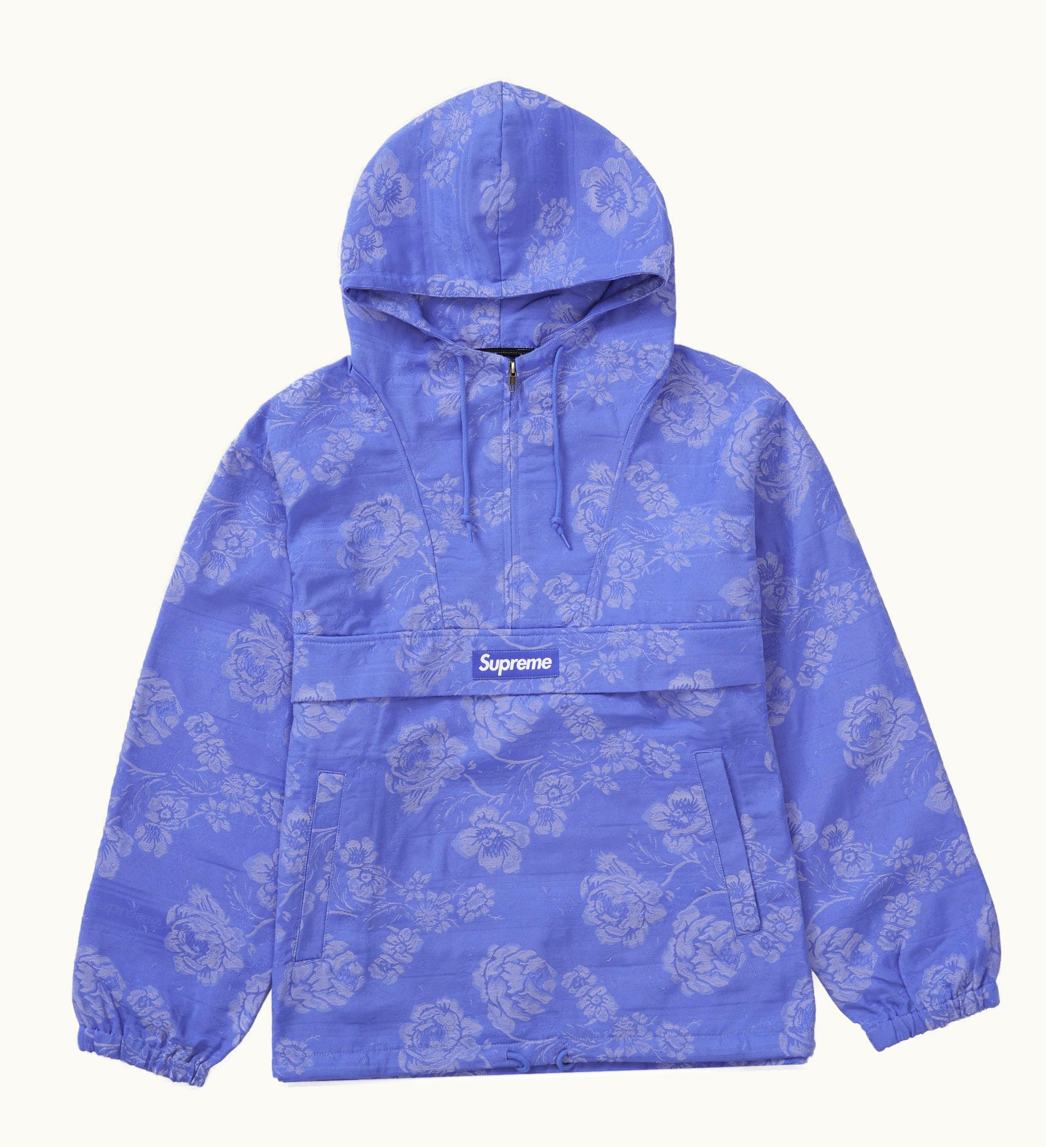 Supreme Supreme Floral Tapestry Anorak Blue
