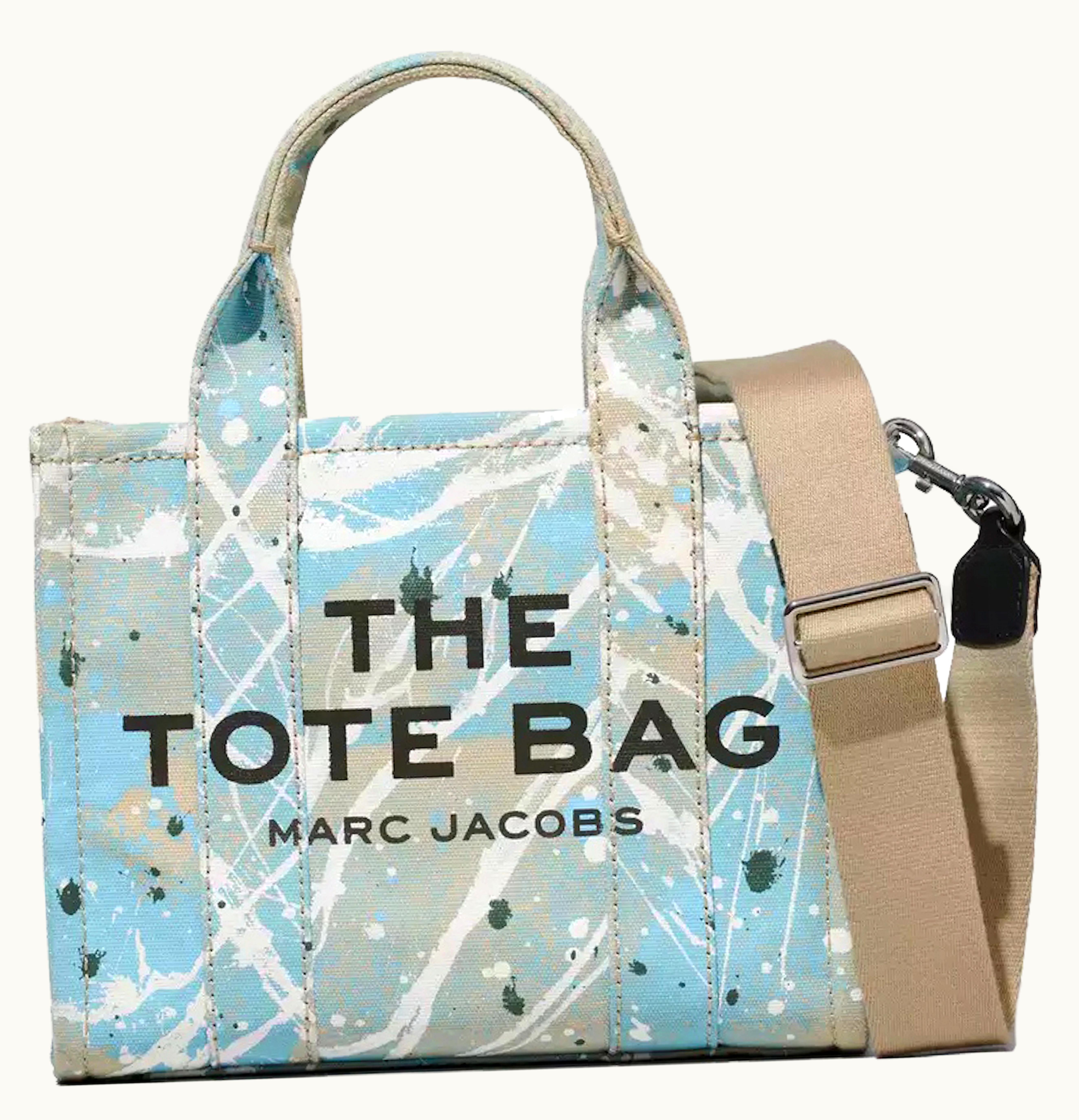 Marc Jacobs The Marc Jacobs The Splatter Tote Bag Mini Brown Rice Multi