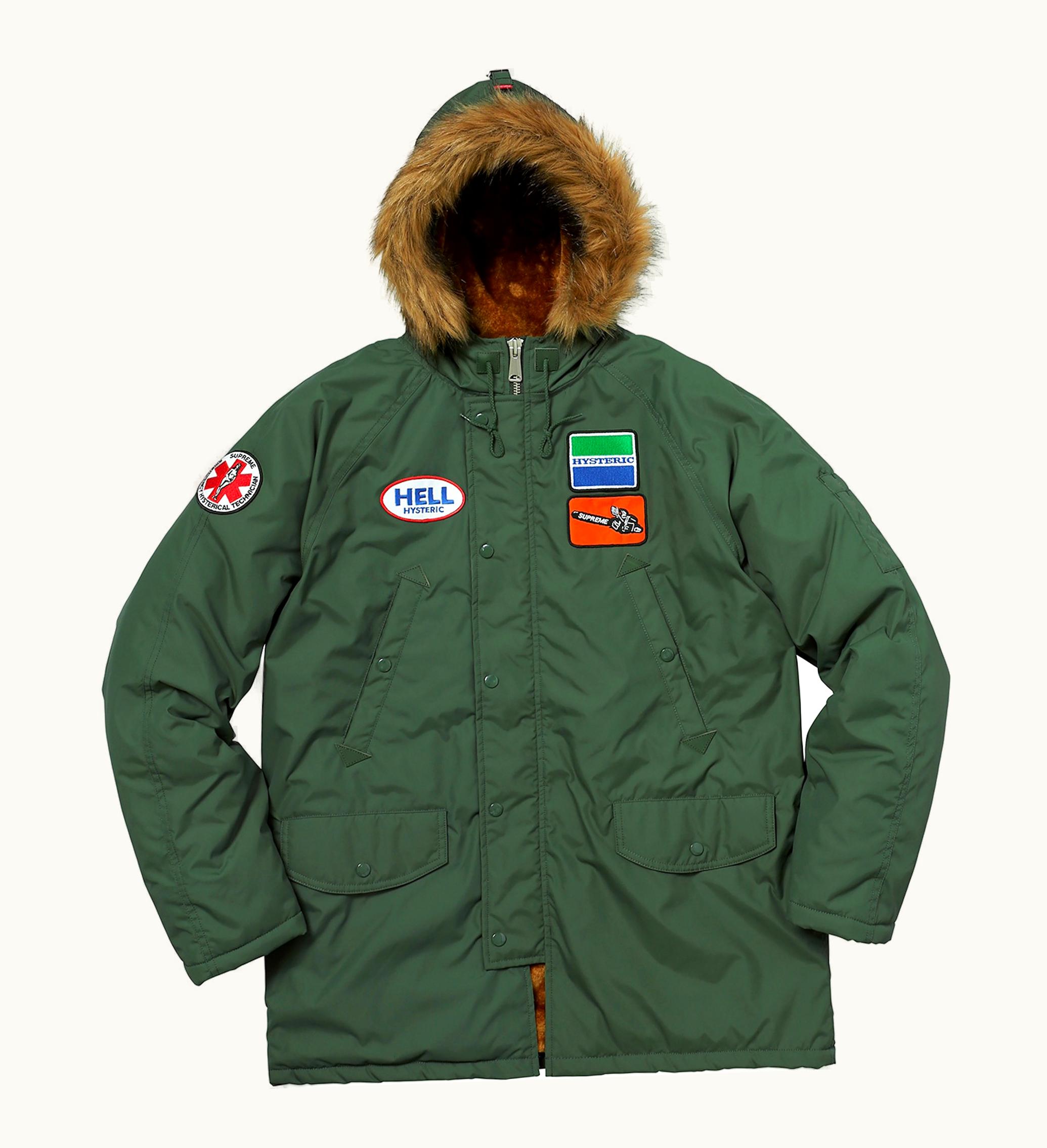 Supreme Supreme Hysteric Glamour N 3B Parka Work Green