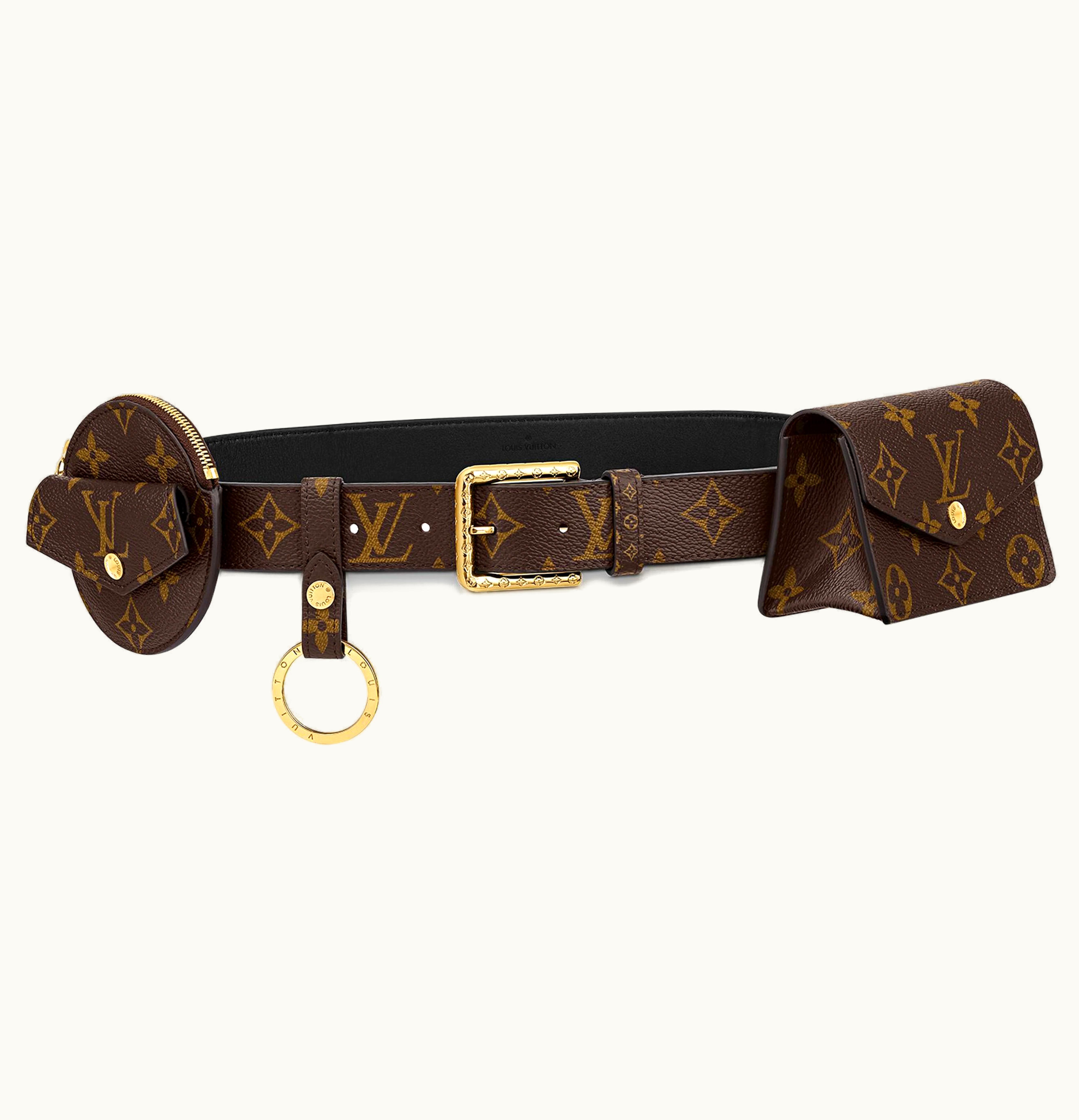 Louis Vuitton Louis Vuitton Daily Multi Pocket Belt Monogram 30MM Brown