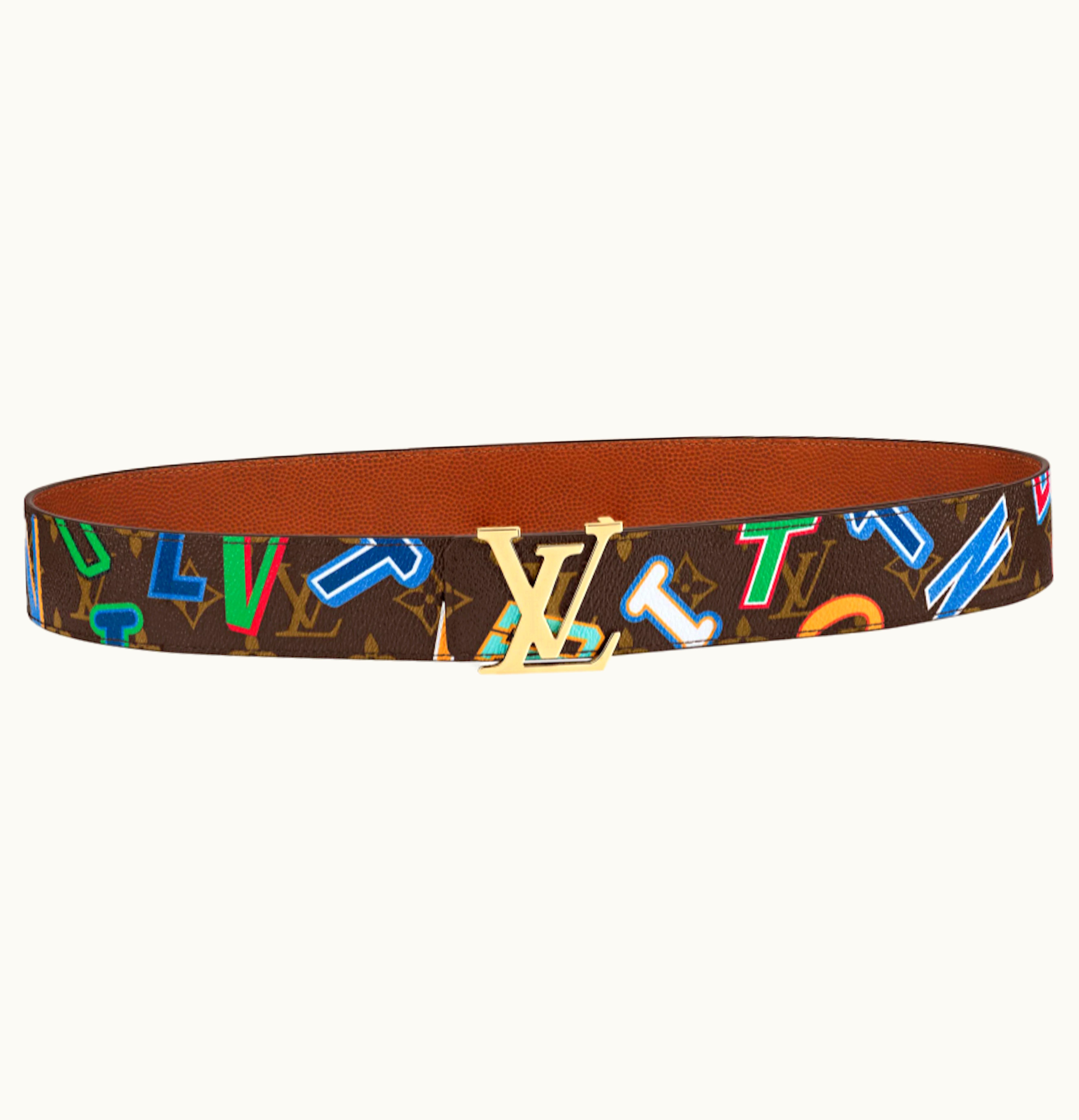 Louis Vuitton Louis Vuitton x NBA LV Initiales Reversible Belt 40 MM Monogram Brown