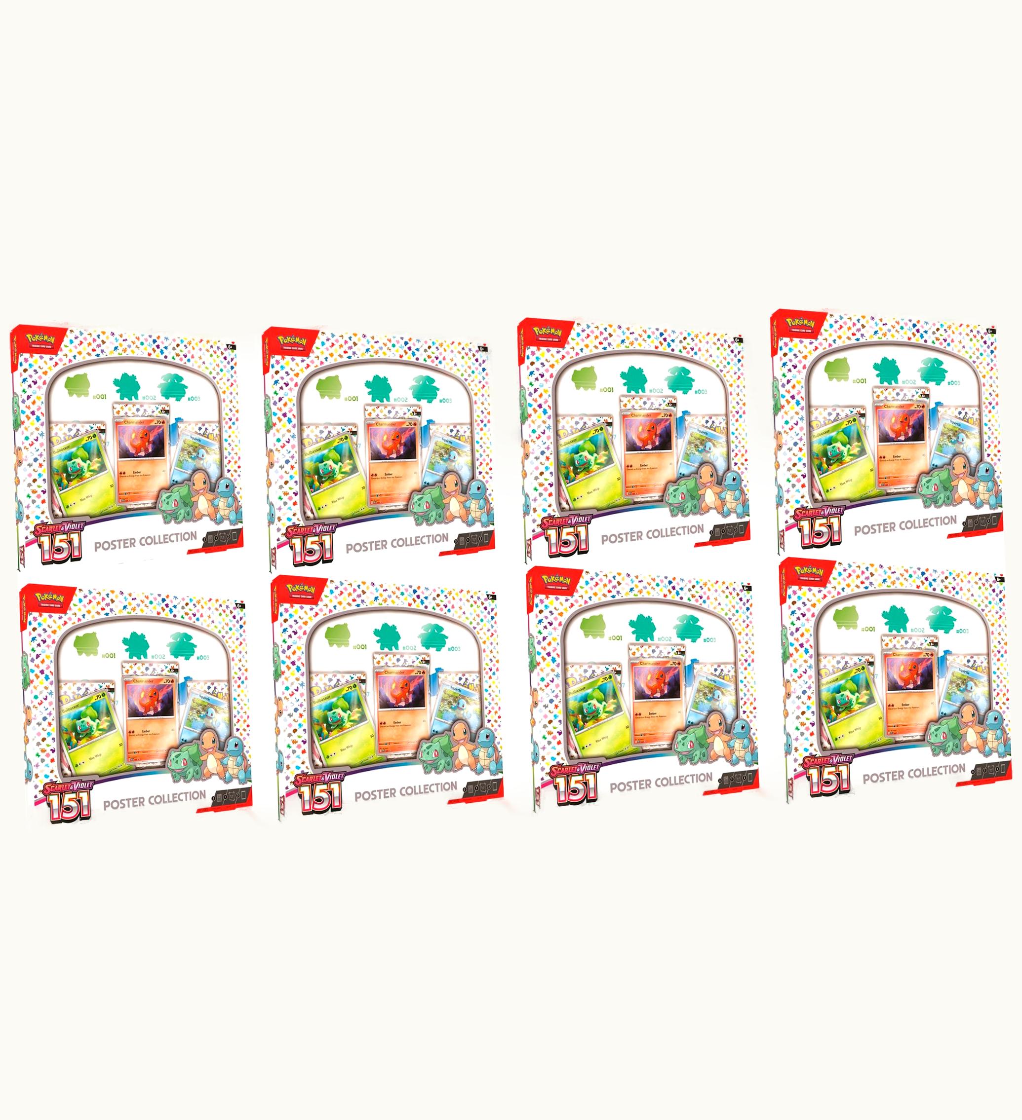 Pokemon TCG Scarlet Violet 15 Poster Collection 8x Lot