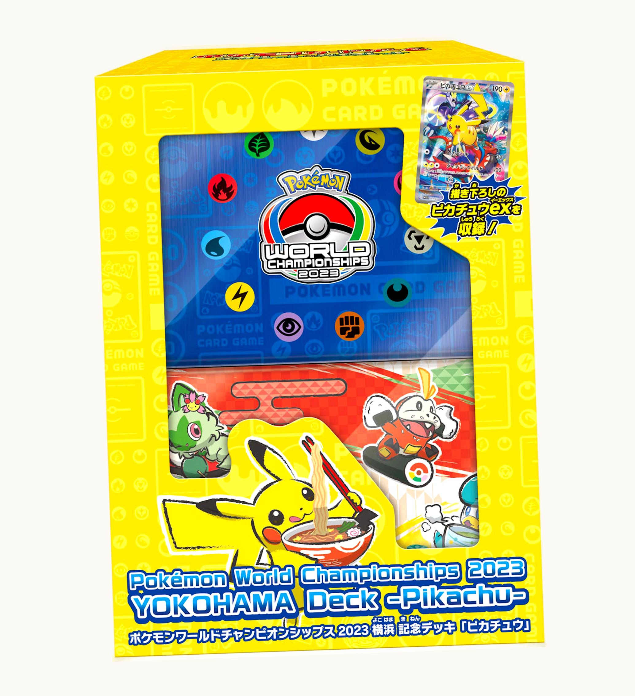 2023 Pokemon TCG Scarlet Violet World Championships Pikachu Yokohama Deck