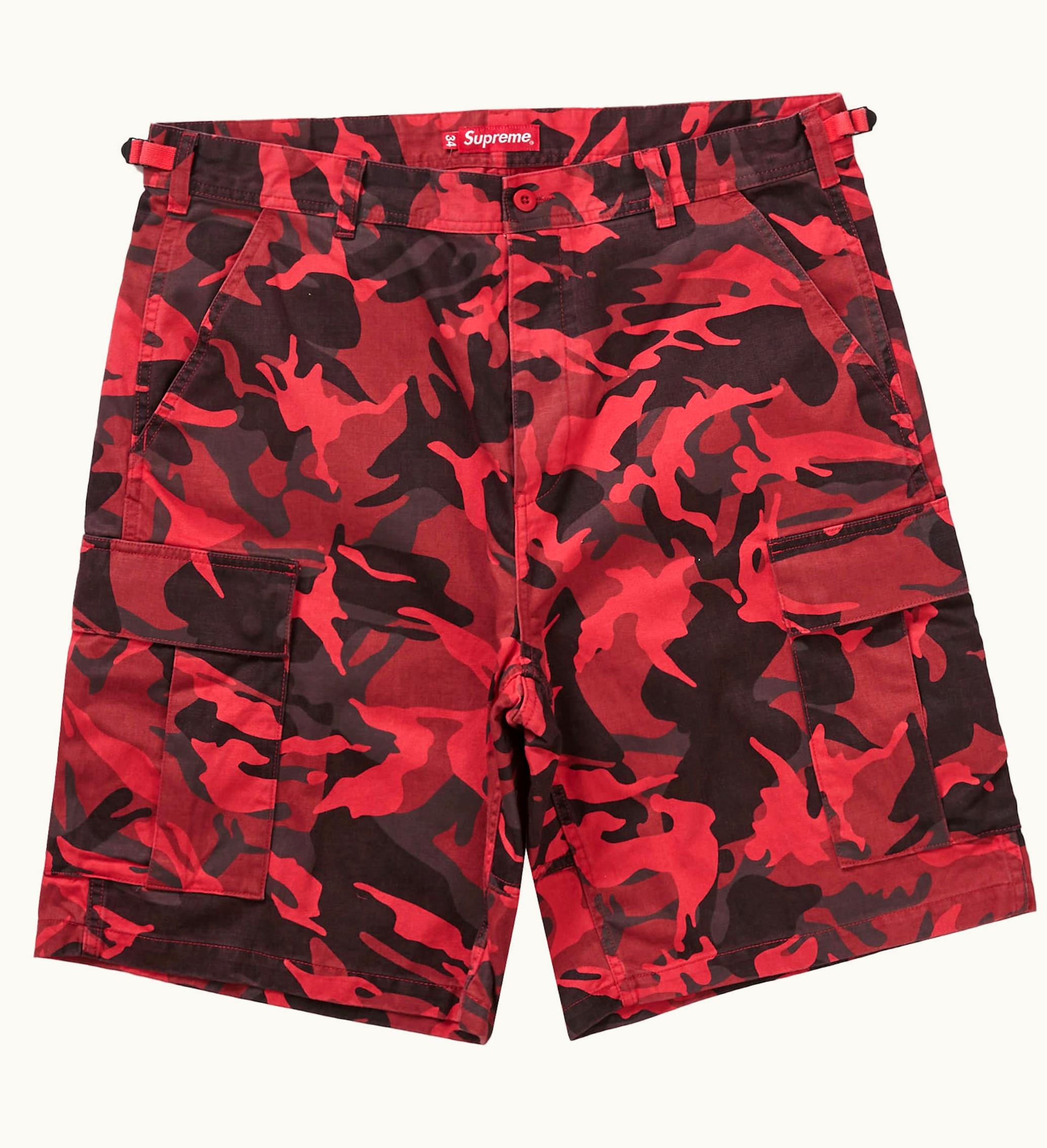 Supreme Supreme Cargo Short FW23 Red Camo