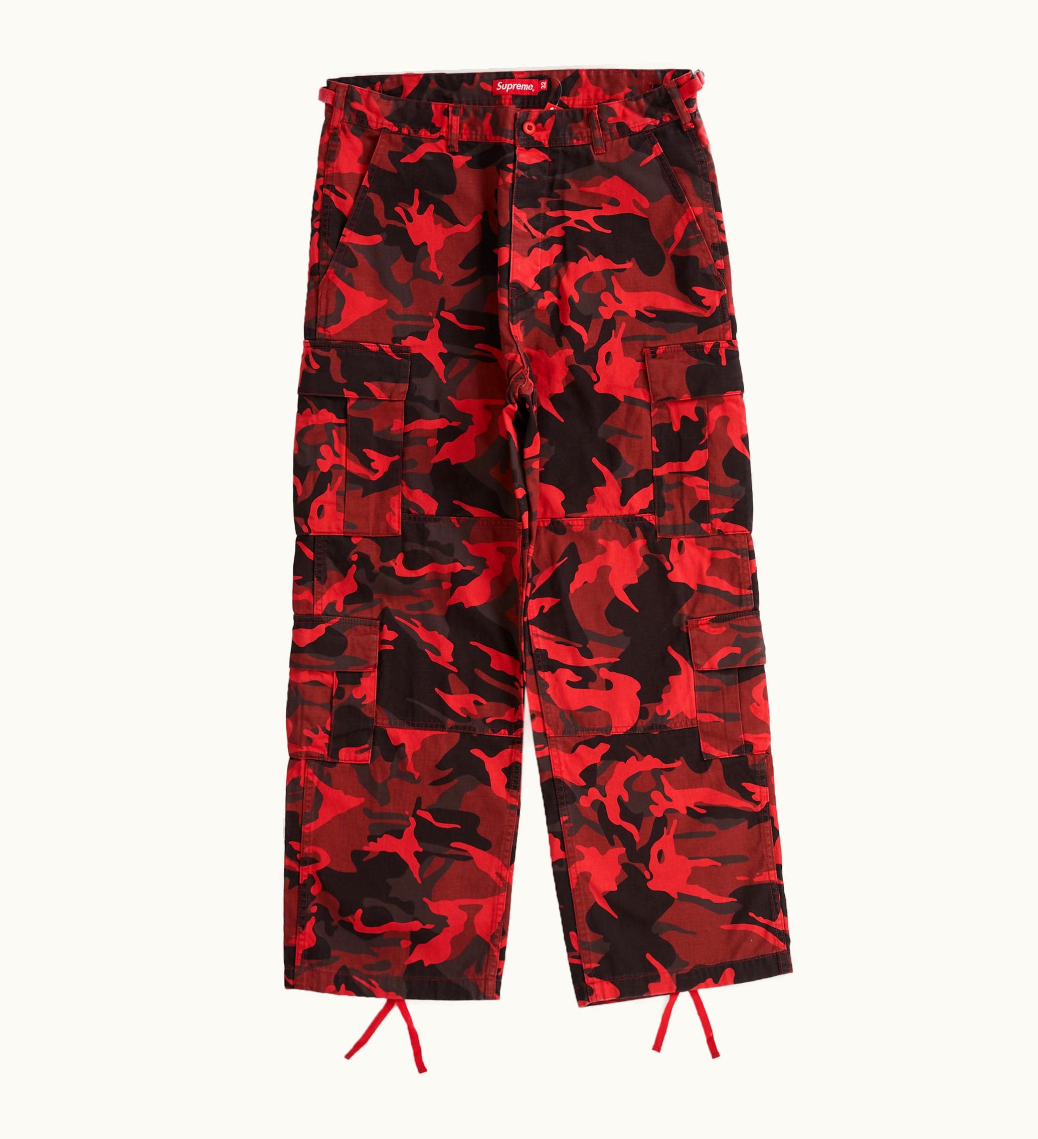 Supreme Supreme Cargo Pant SS23 Red Camo