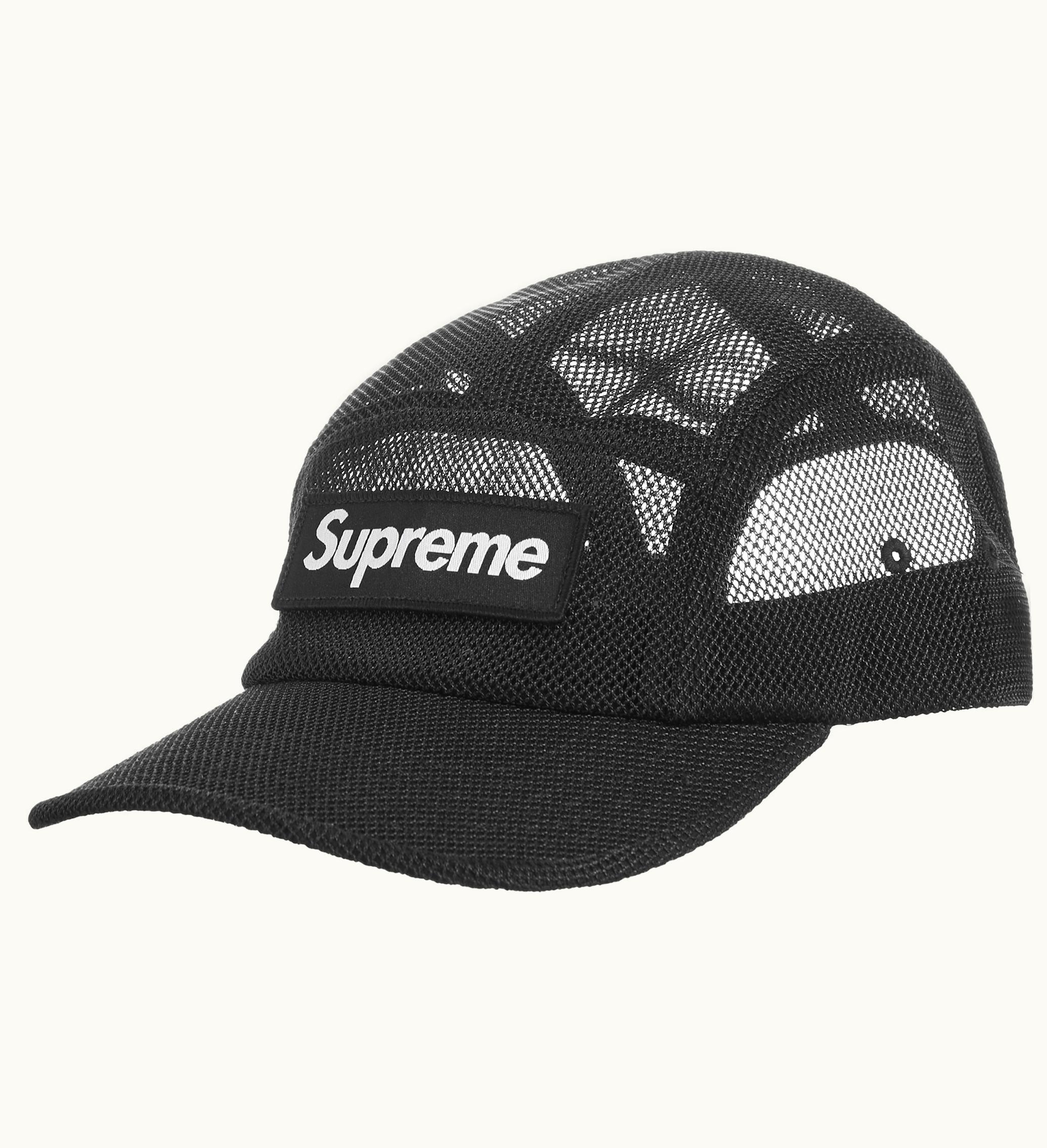 Supreme Supreme Mesh Cordura Camp Cap Black