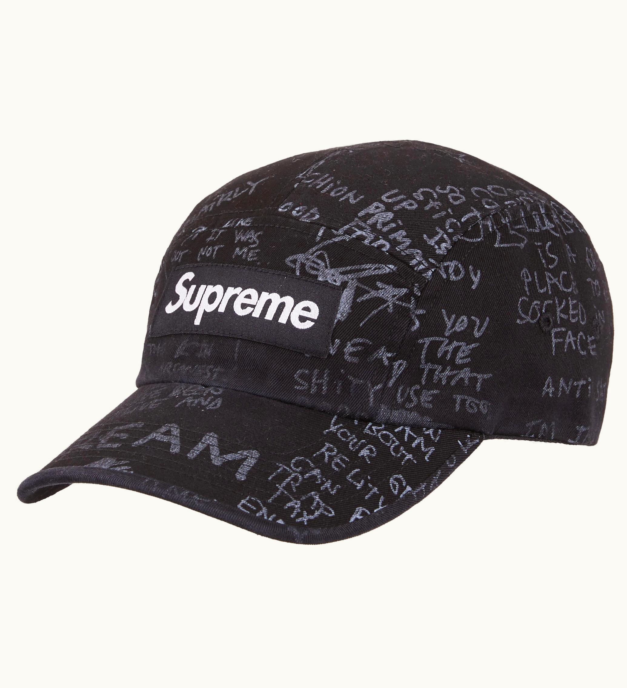 Supreme Supreme Gonz Poems Camp Cap Black