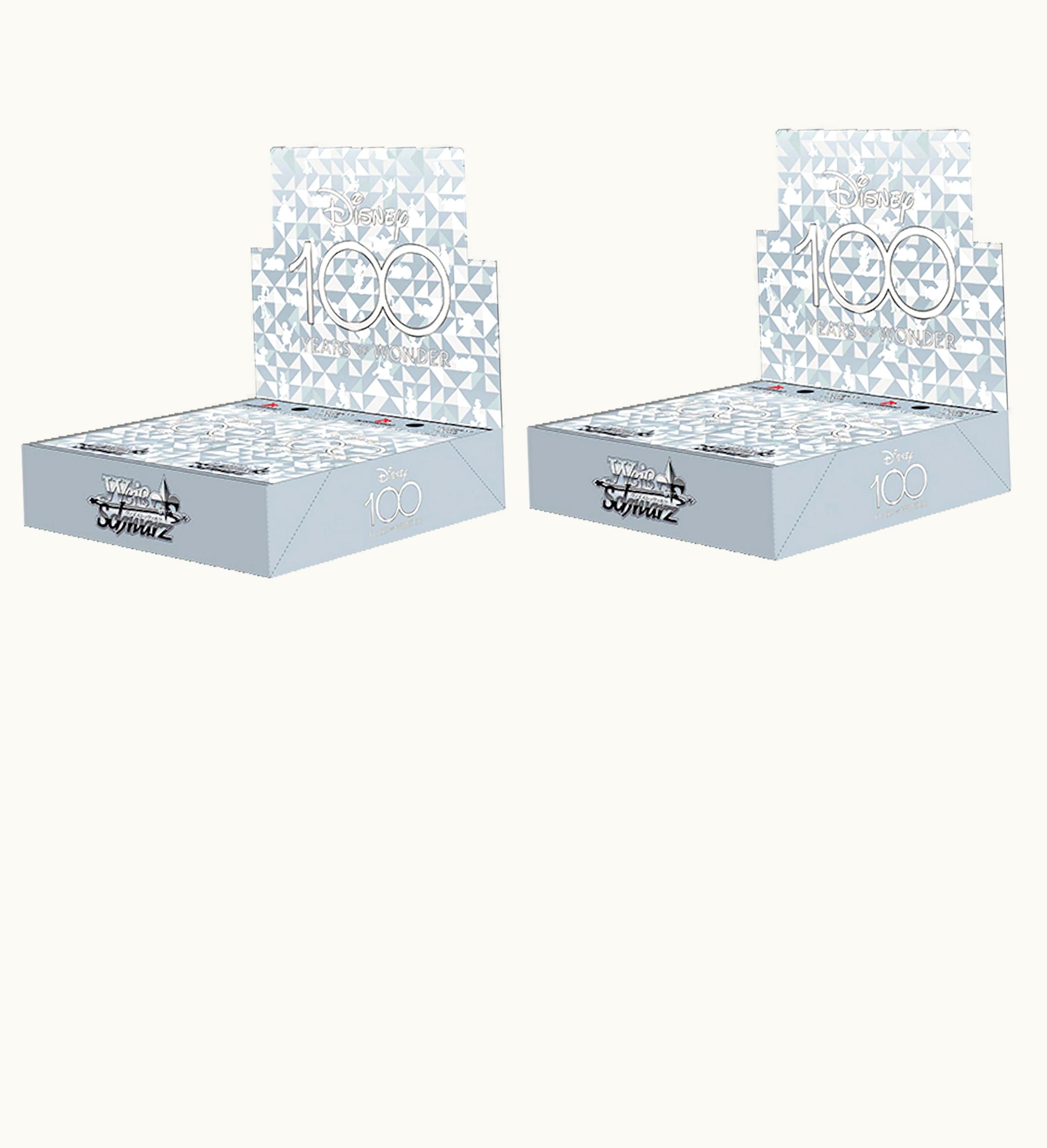 Weiss Schwarz Disney 100 Years Of Wonder Booster Box Japanese 4x Lot