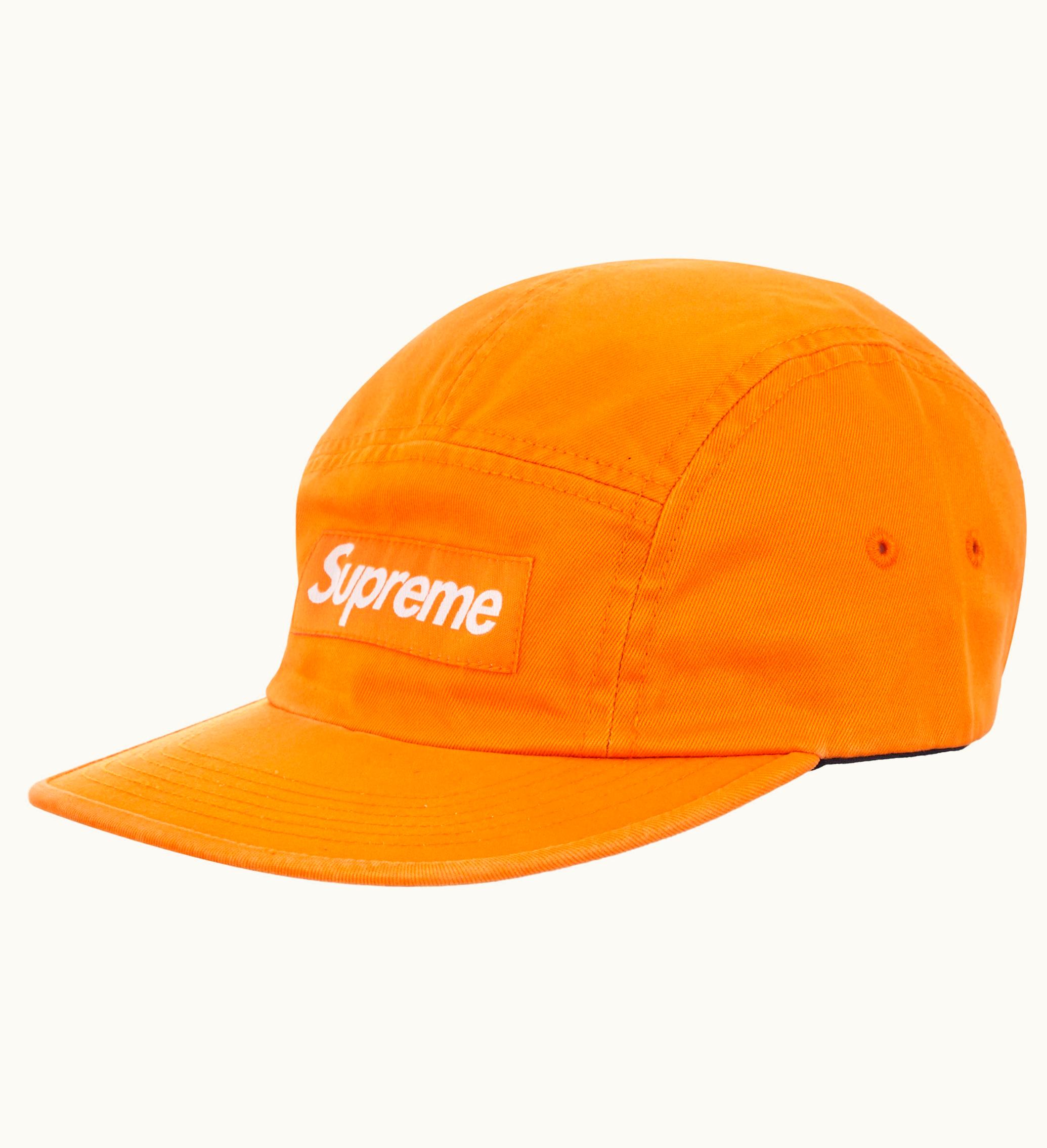 Supreme Supreme Washed Chino Twill Camp Cap FW23 Light Orange