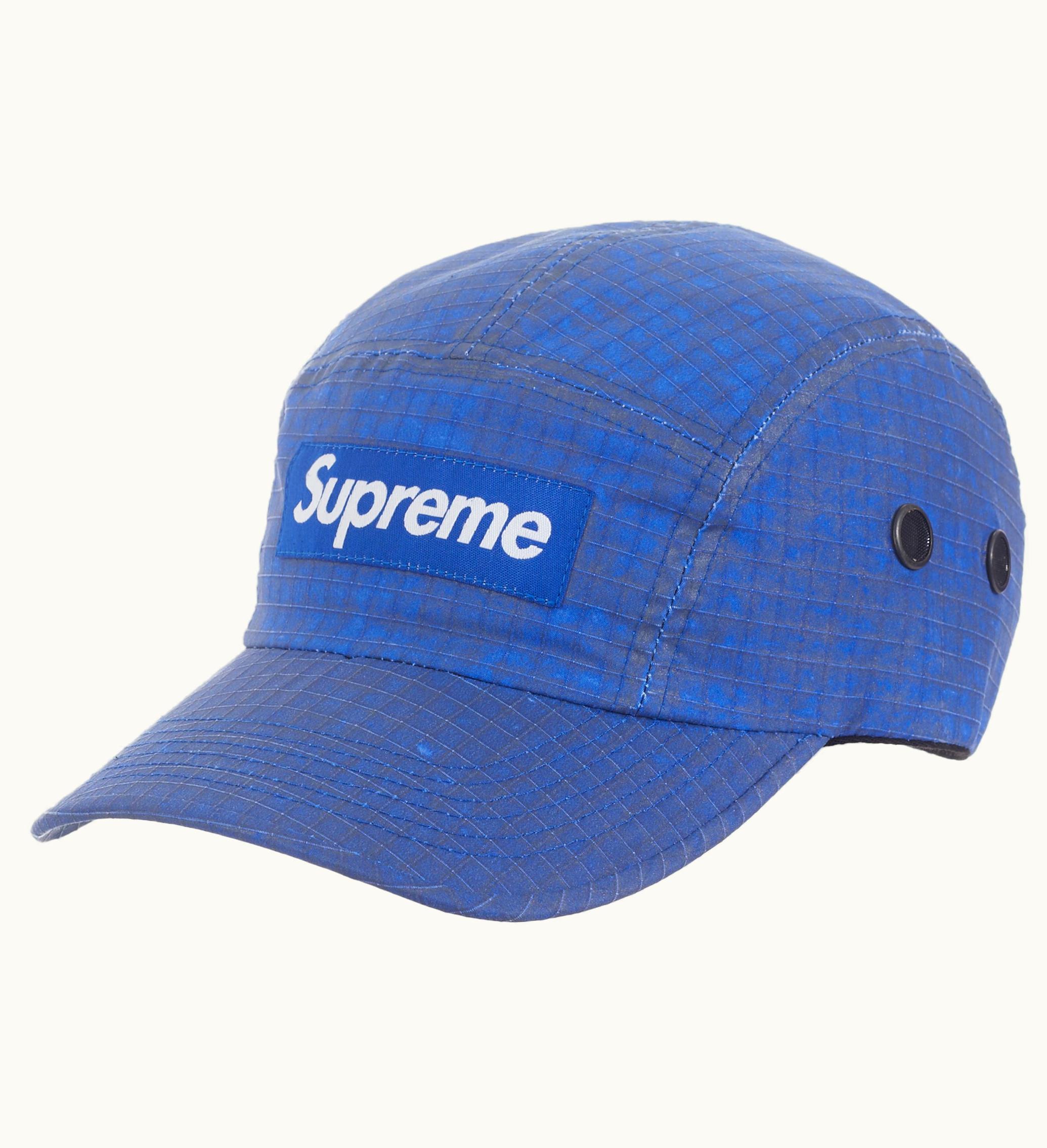 Supreme Supreme Distressed Ripstop Camp Cap Blue