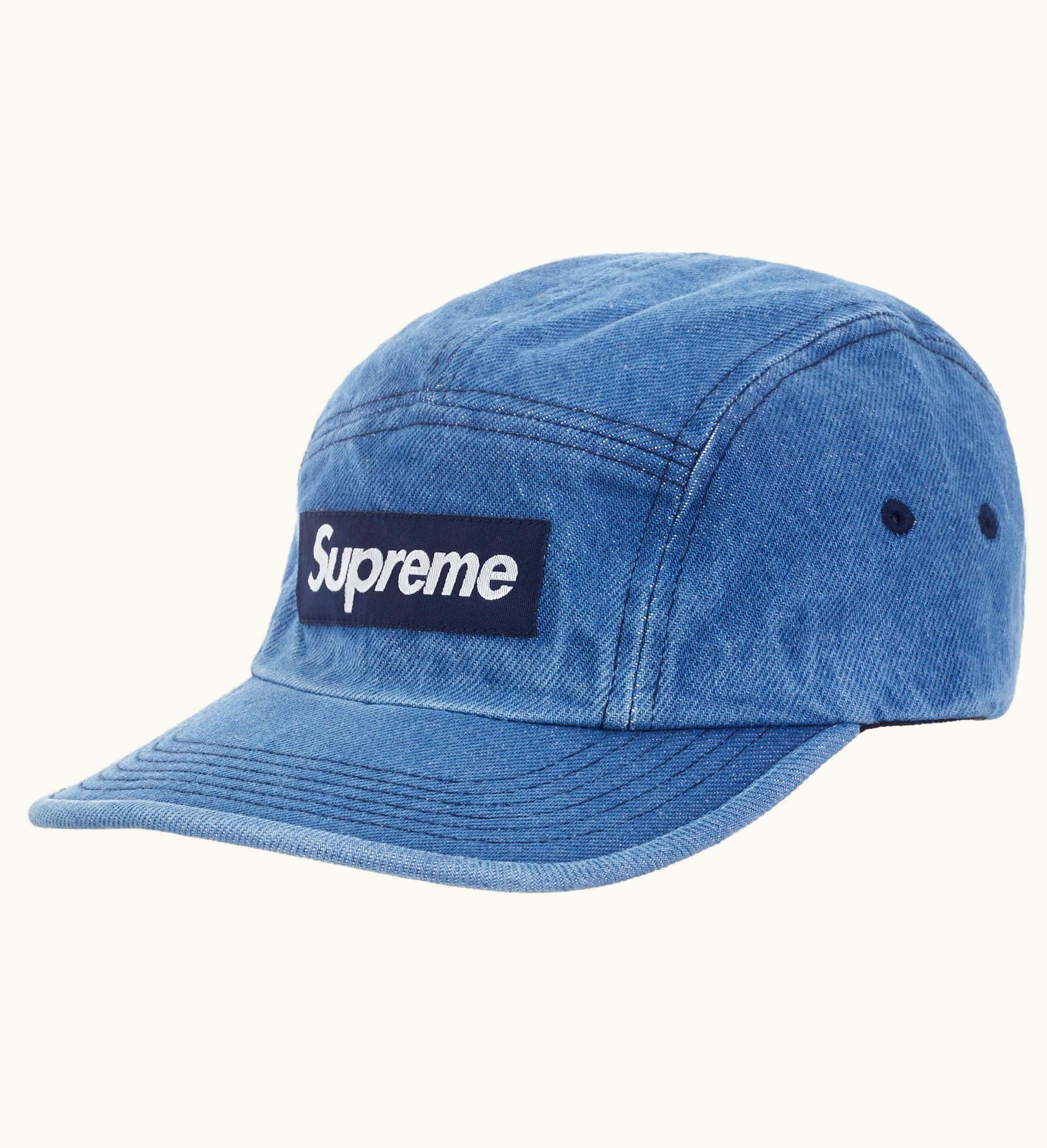 Supreme Supreme Washed Chino Twill Camp Cap FW23 Denim