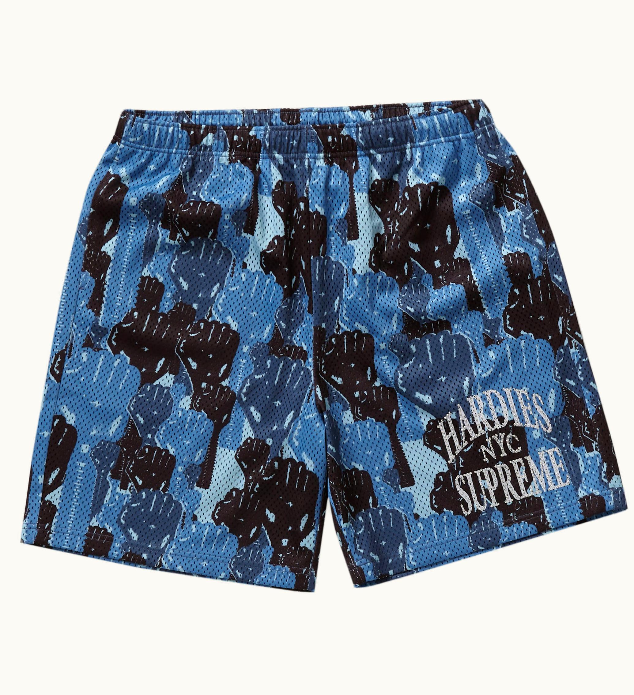 Supreme Supreme Camo Basketball Short Blue