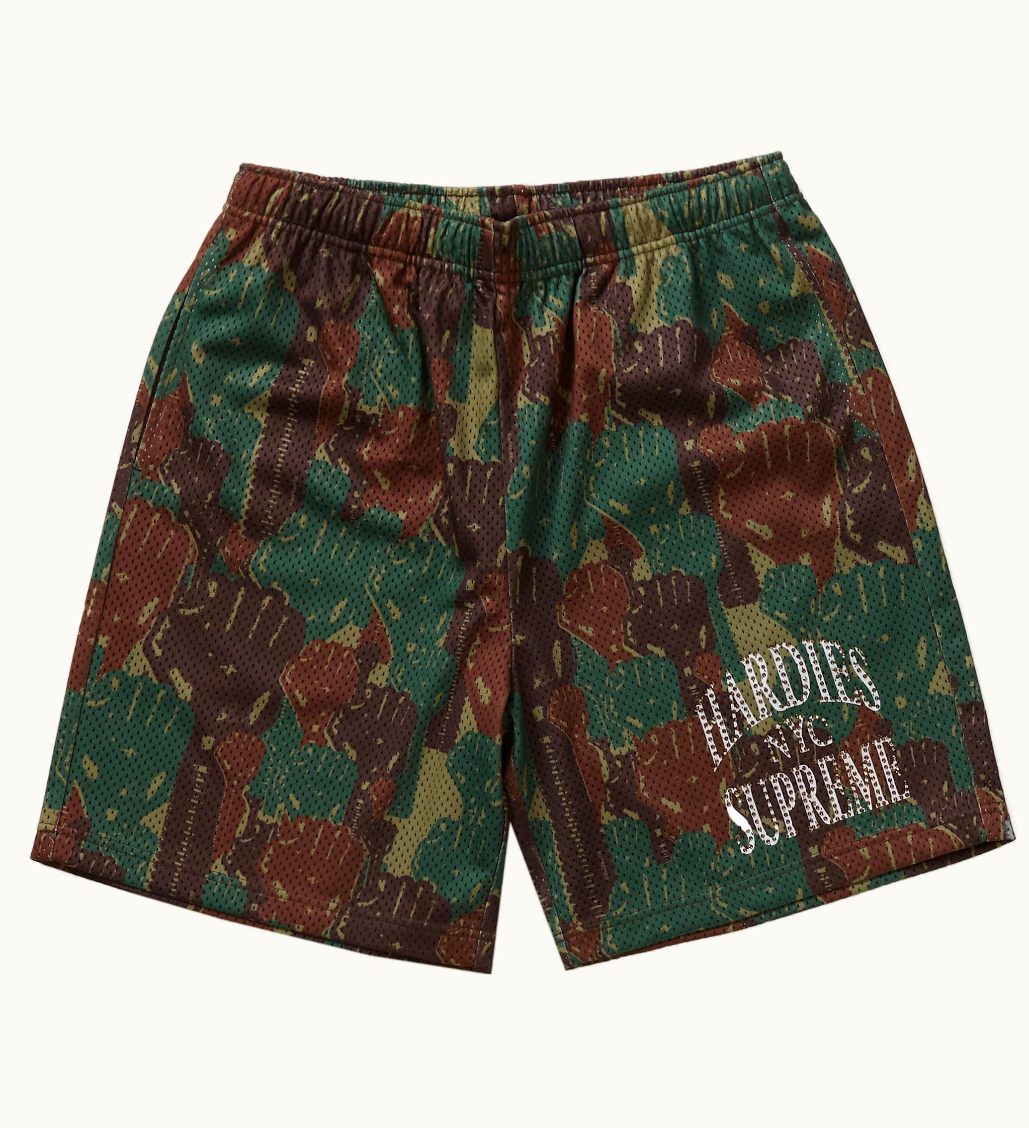 Supreme Supreme Camo Basketball Short Green