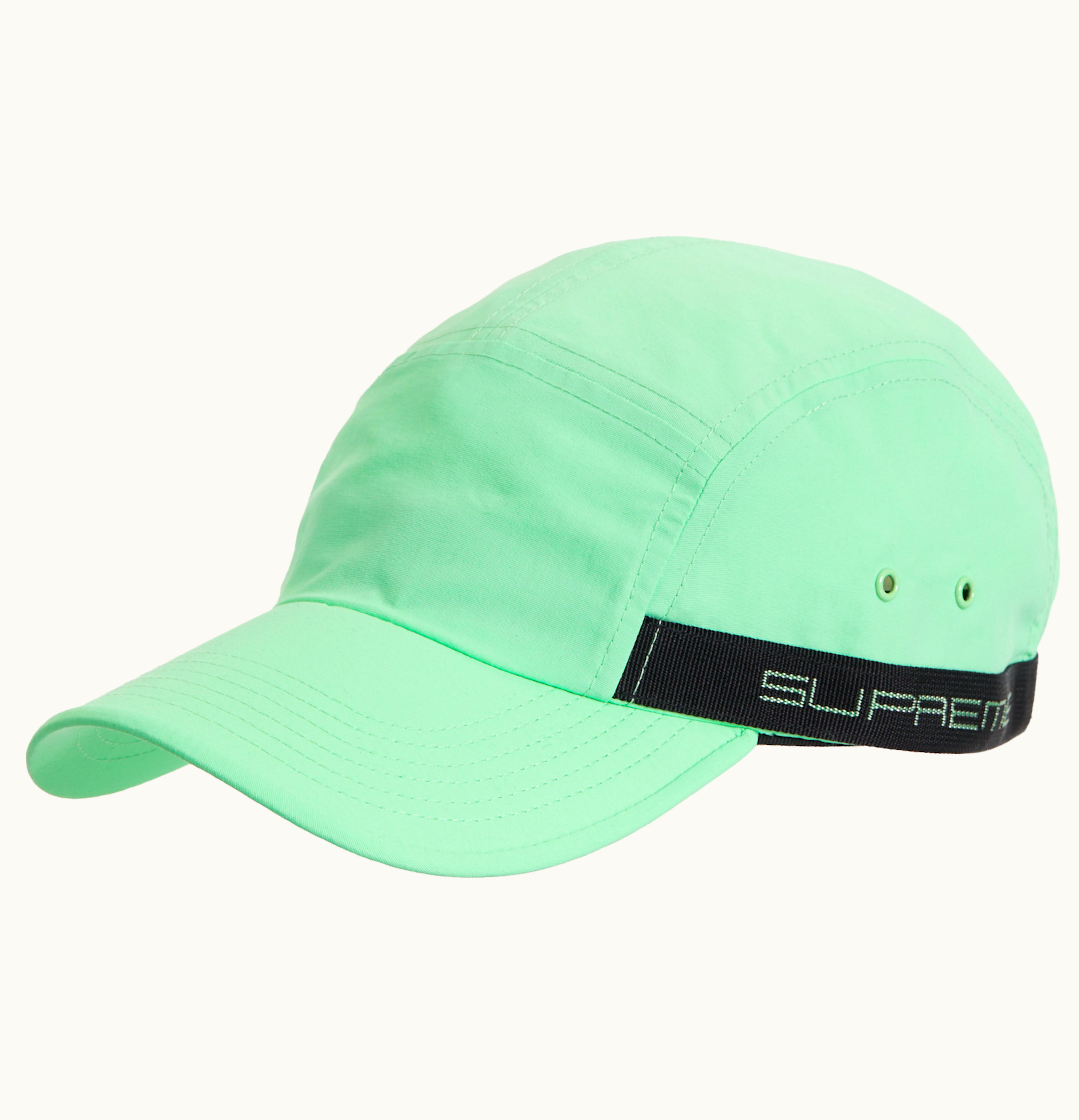 Supreme Supreme Sport Webbing Camp Cap Bright Mint