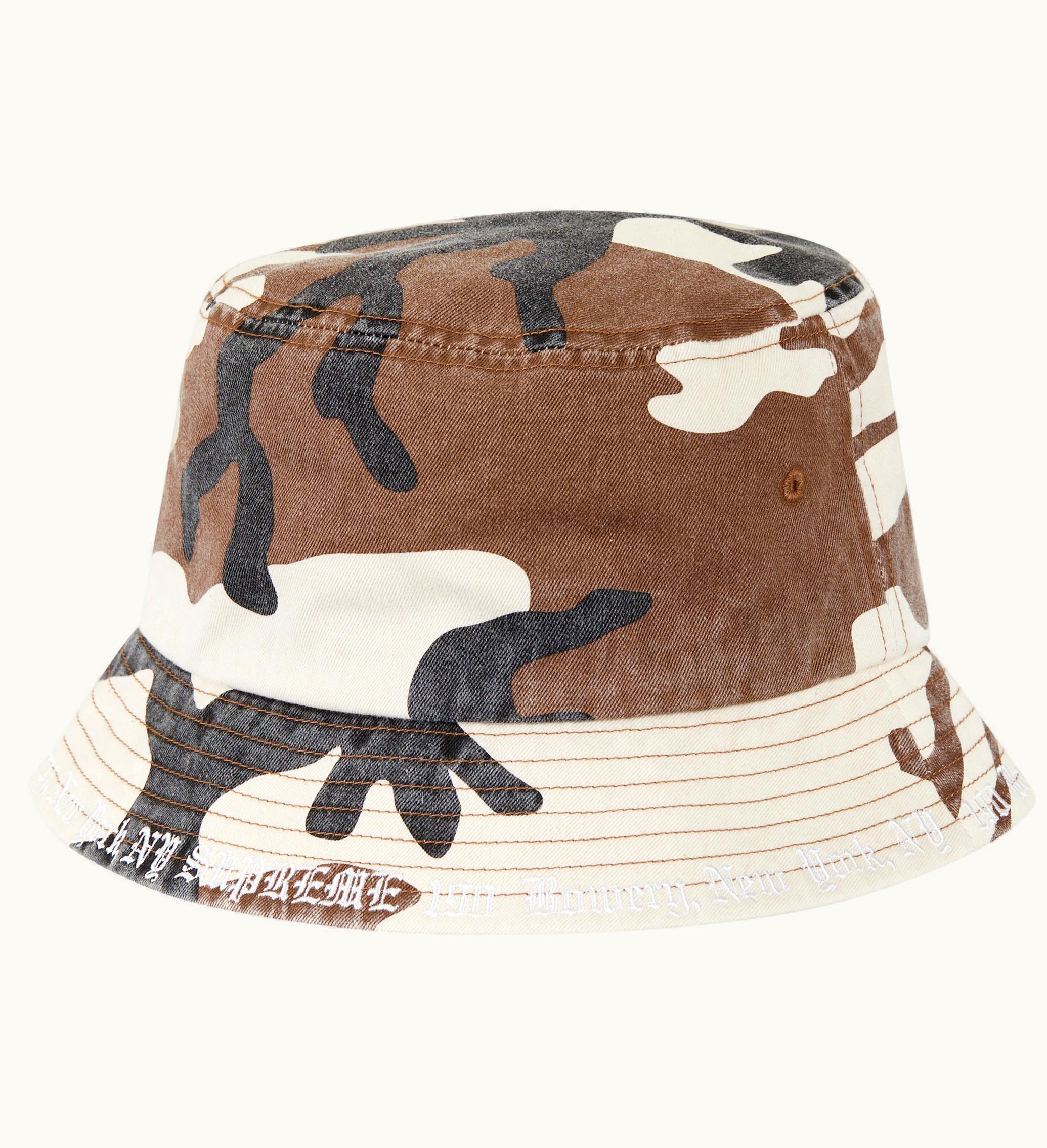 Supreme Supreme Embroidered Brim Crusher Brown Camo