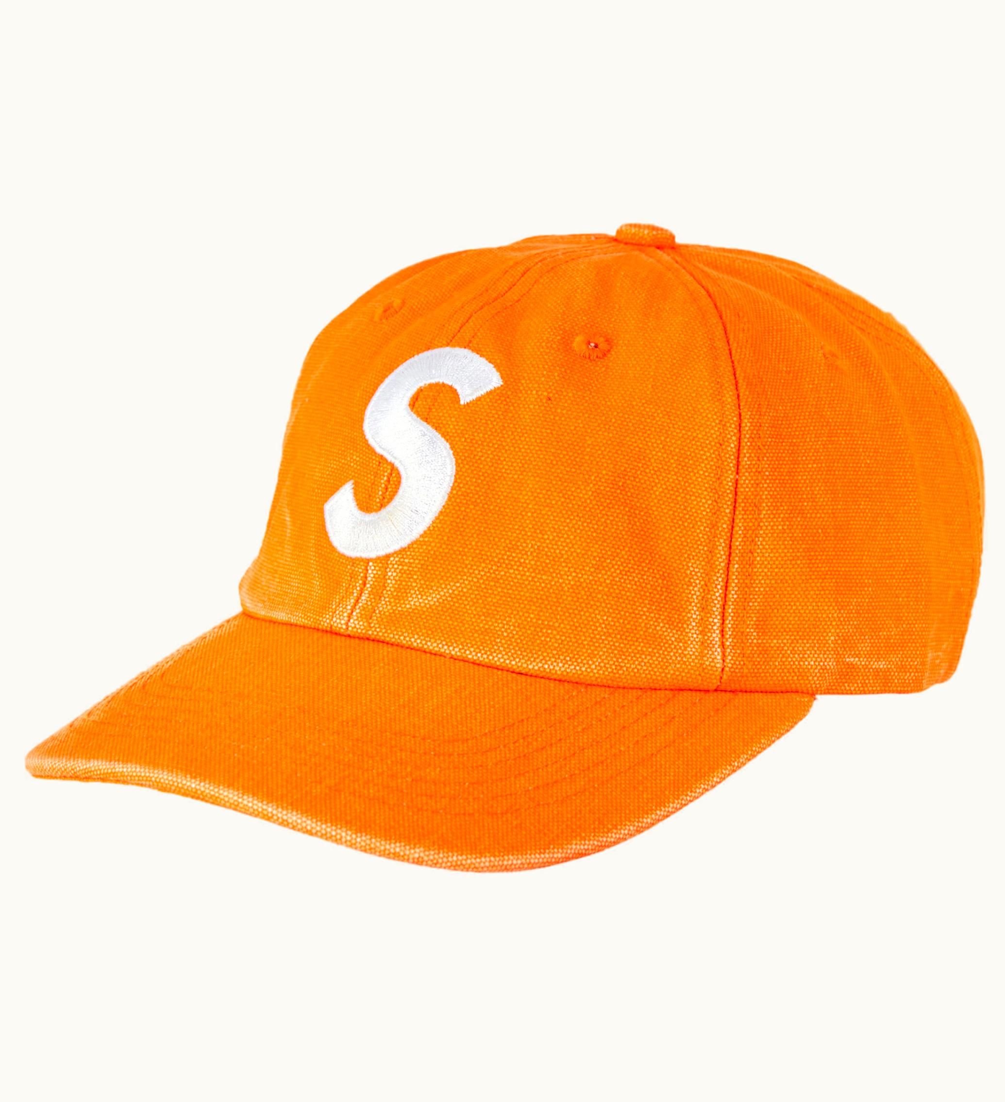 Supreme Supreme Pigment Canvas S Logo 6 Panel Orange