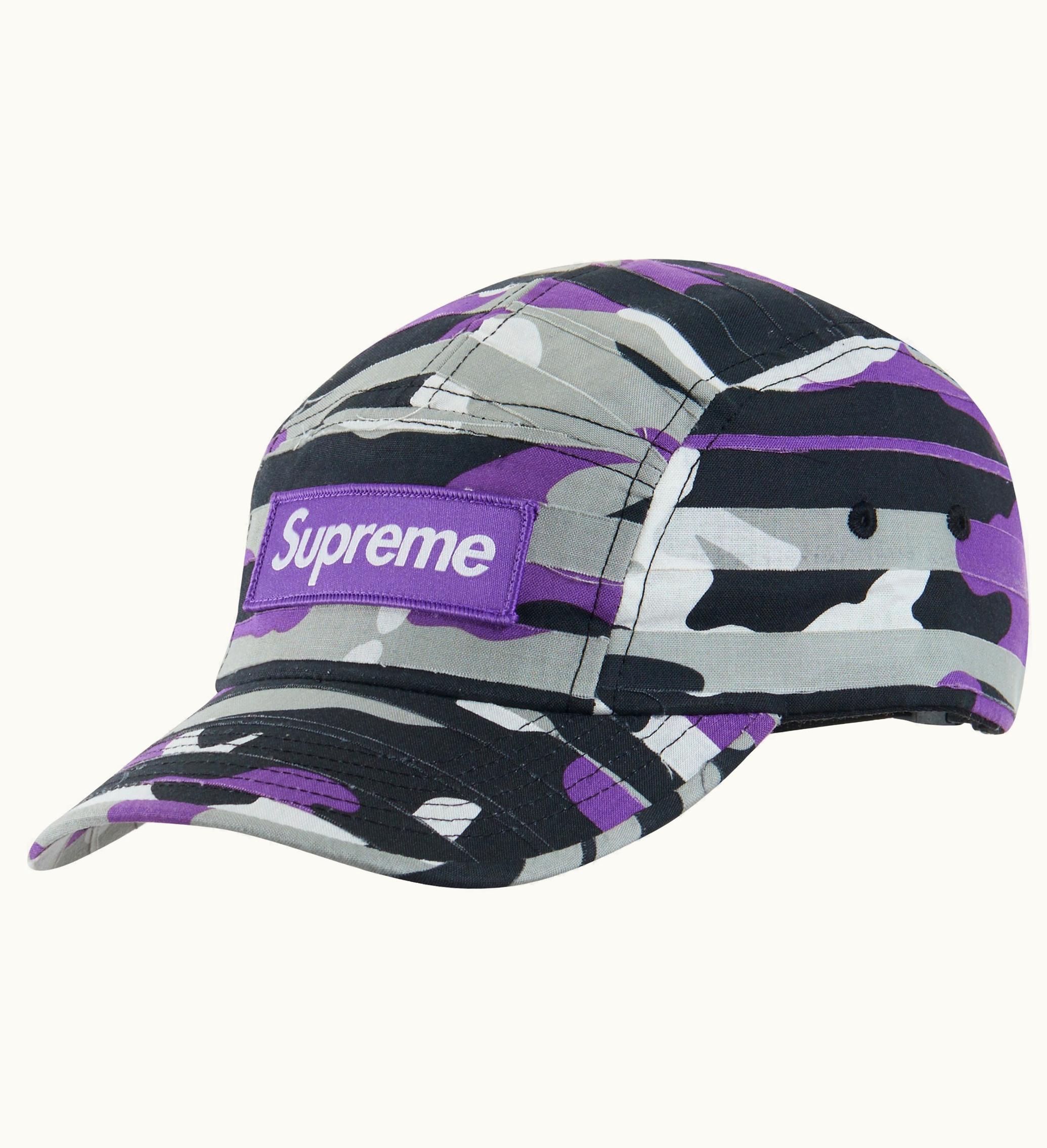 Supreme Supreme Layered Camo Camp Cap Purple