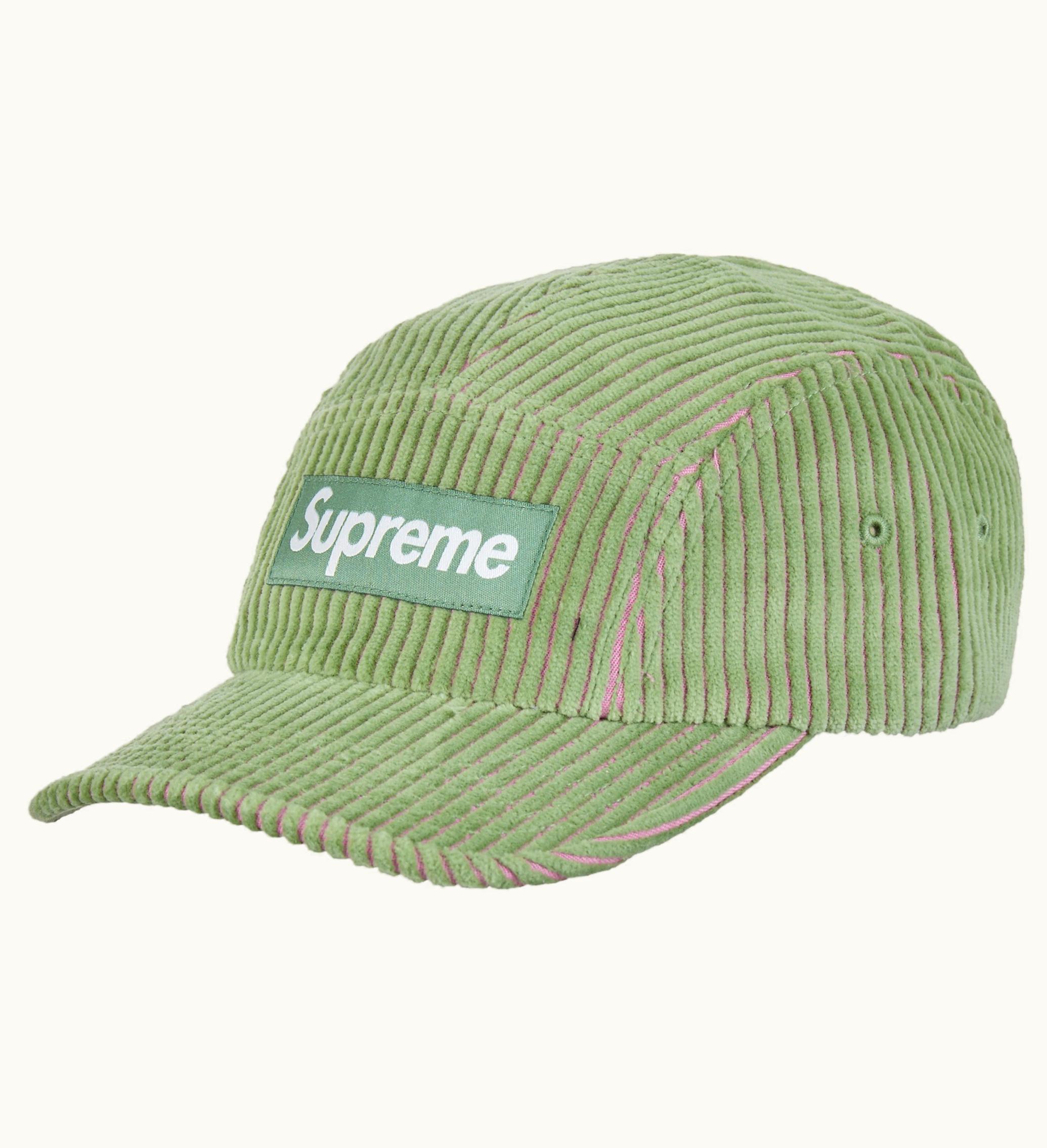 Supreme Supreme 2 Tone Corduroy Camp Cap Green