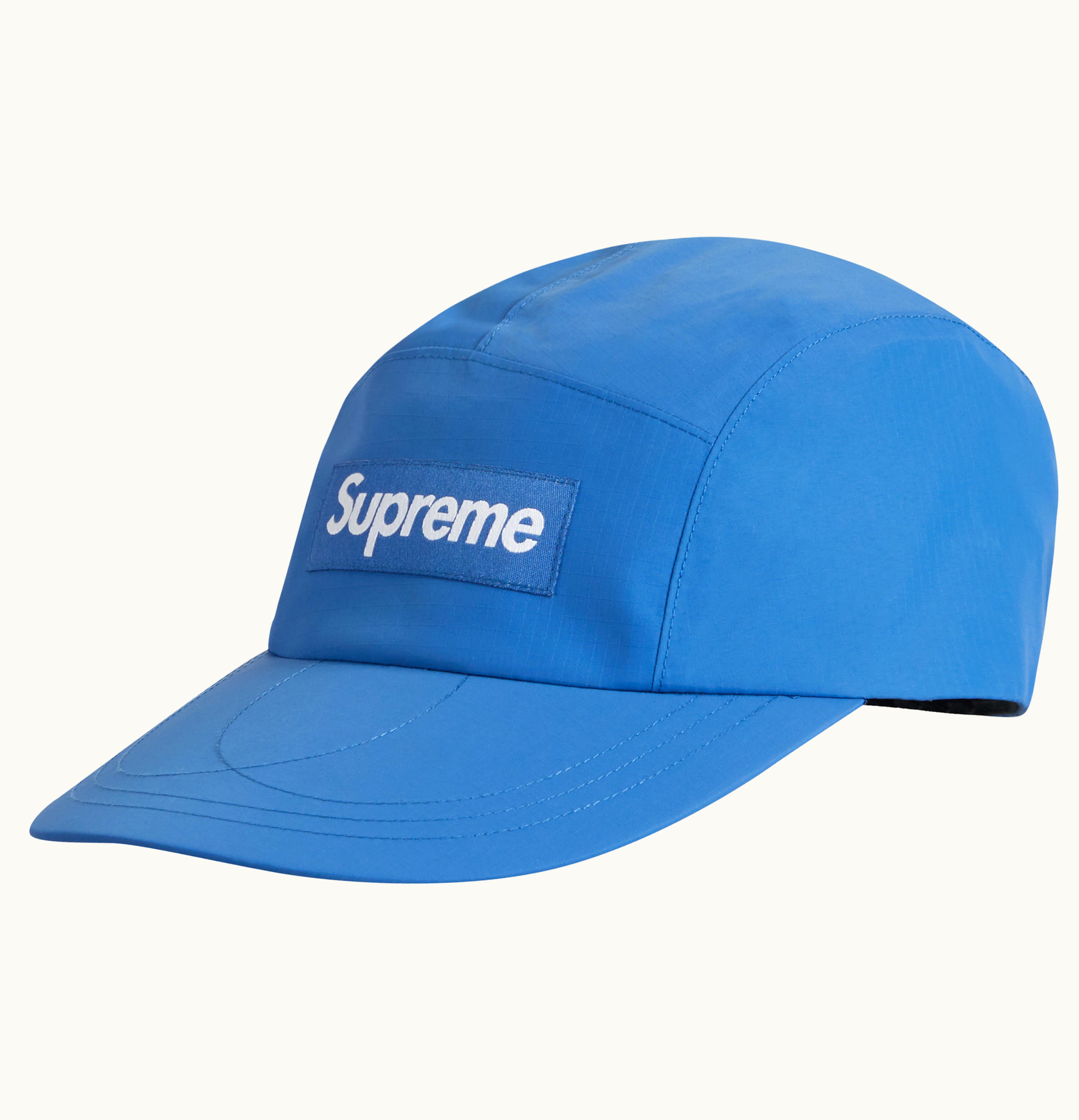 Supreme Supreme Gore Tex Paclite Long Bill Camp Cap Blue