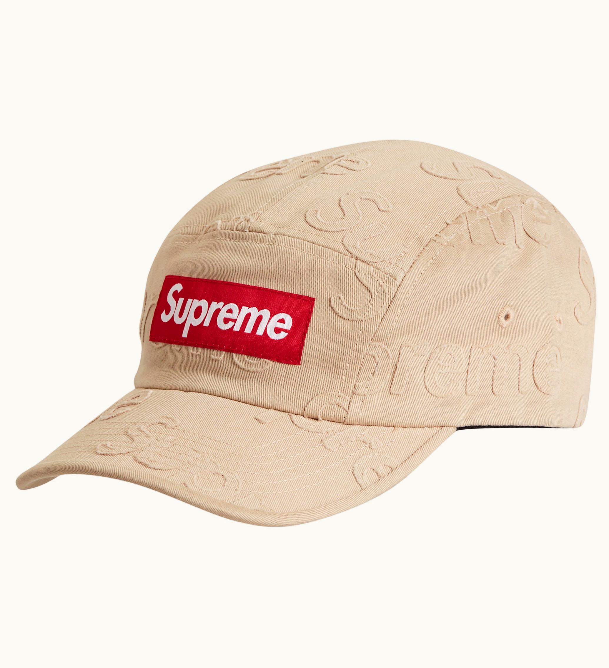 Supreme Supreme Lasered Twill Camp Cap Tan