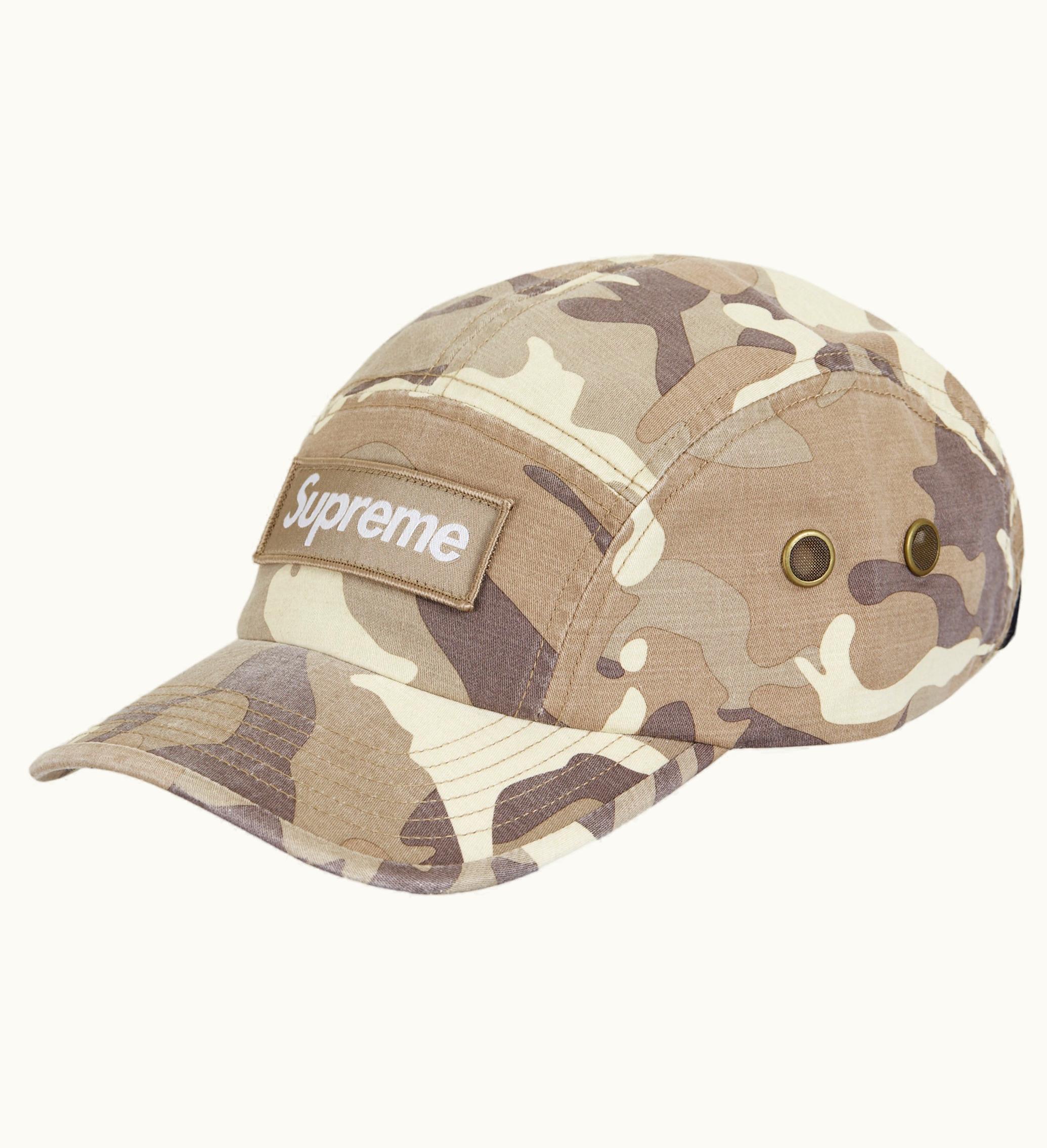 Supreme Supreme Military Camp Cap SS23 Stone Camo