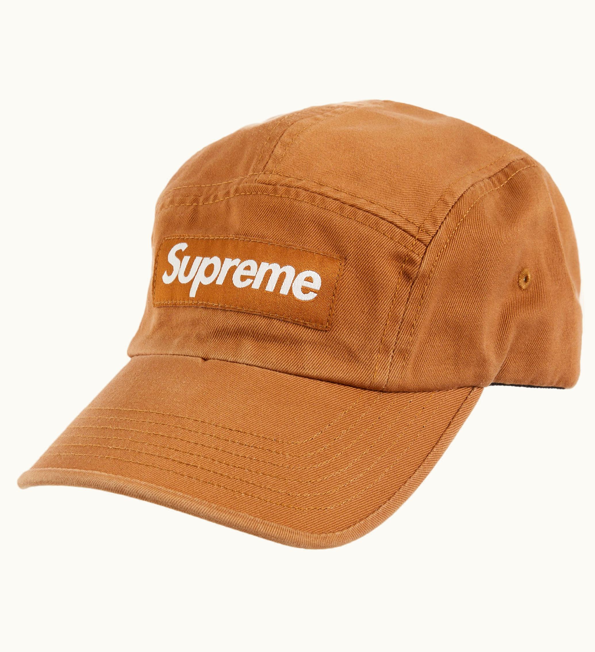 Supreme Supreme Washed Chino Twill Camp Cap SS23 Brown