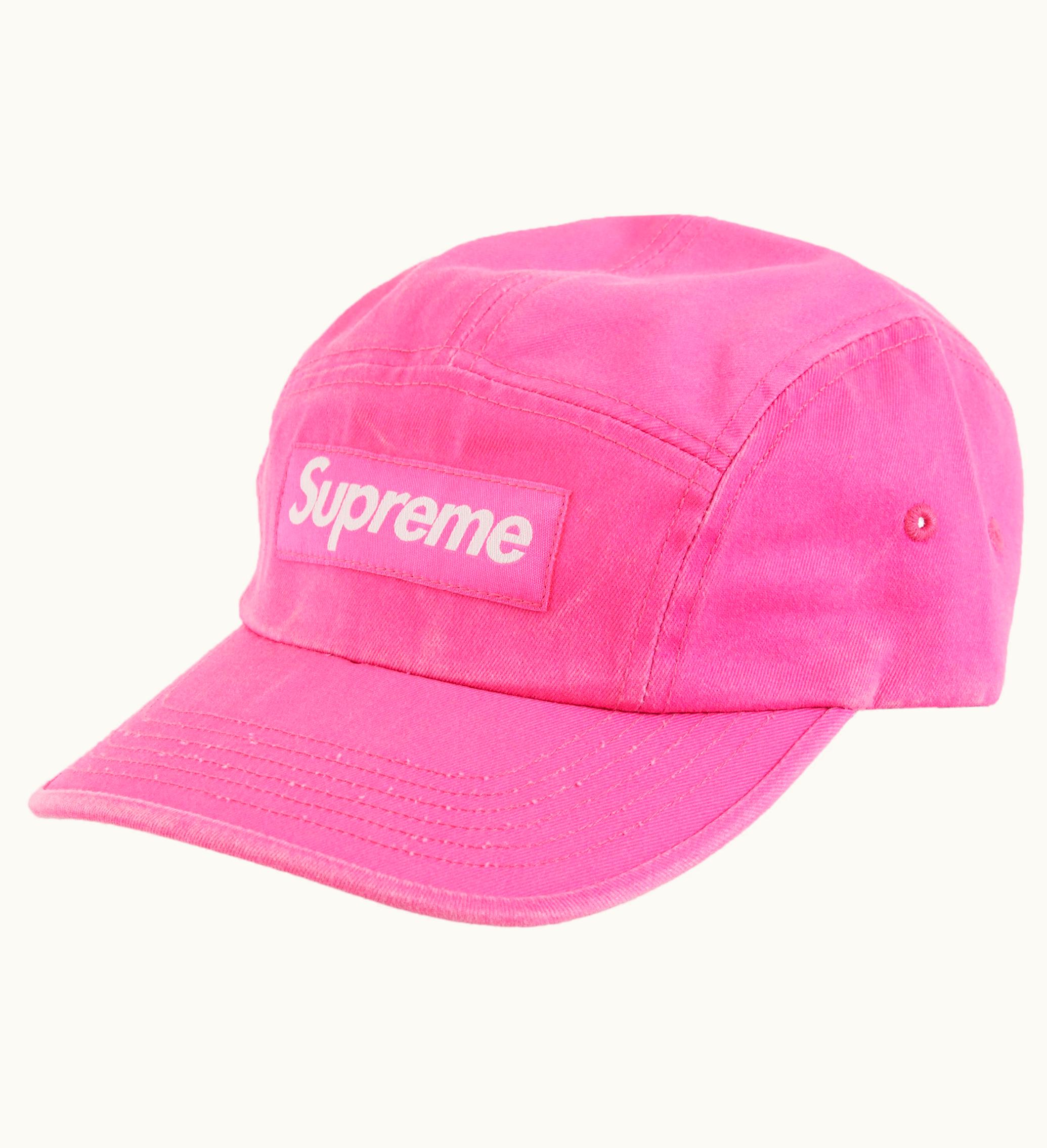Supreme Supreme Washed Chino Twill Camp Cap SS23 Pink
