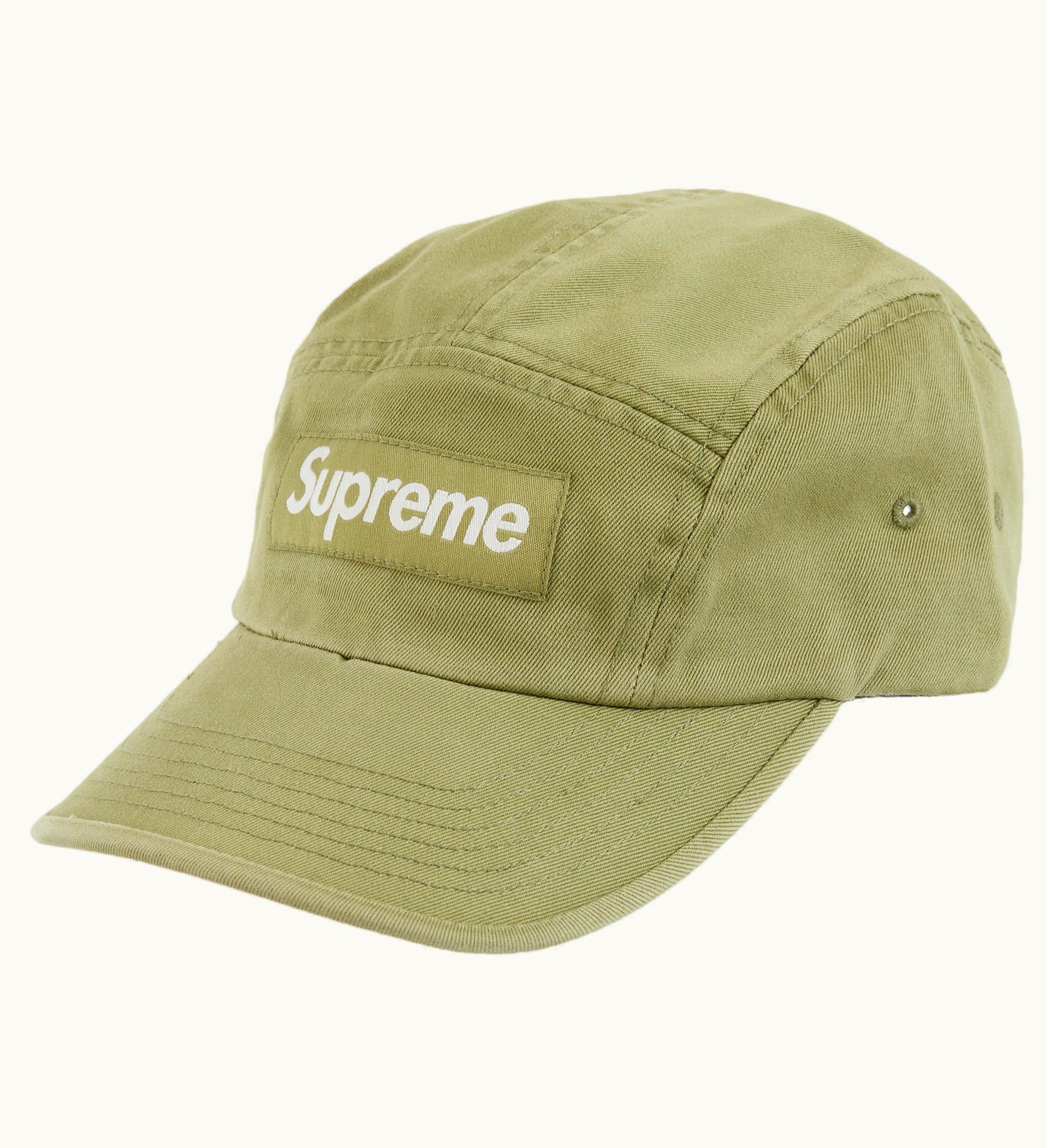 Supreme Supreme Washed Chino Twill Camp Cap SS23 Olive