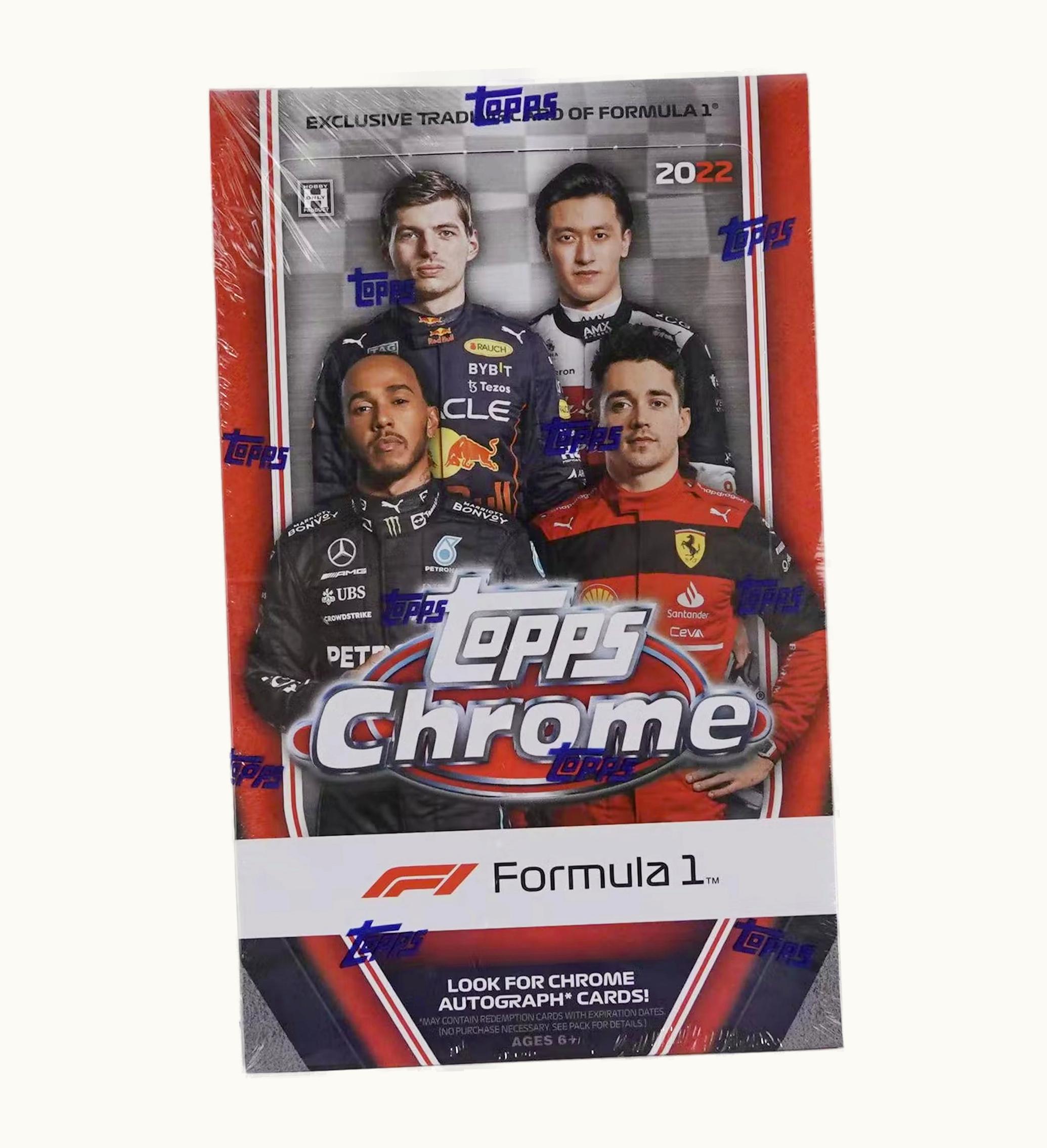 2022 Topps Chrome Formula 1 Racing Hobby Box