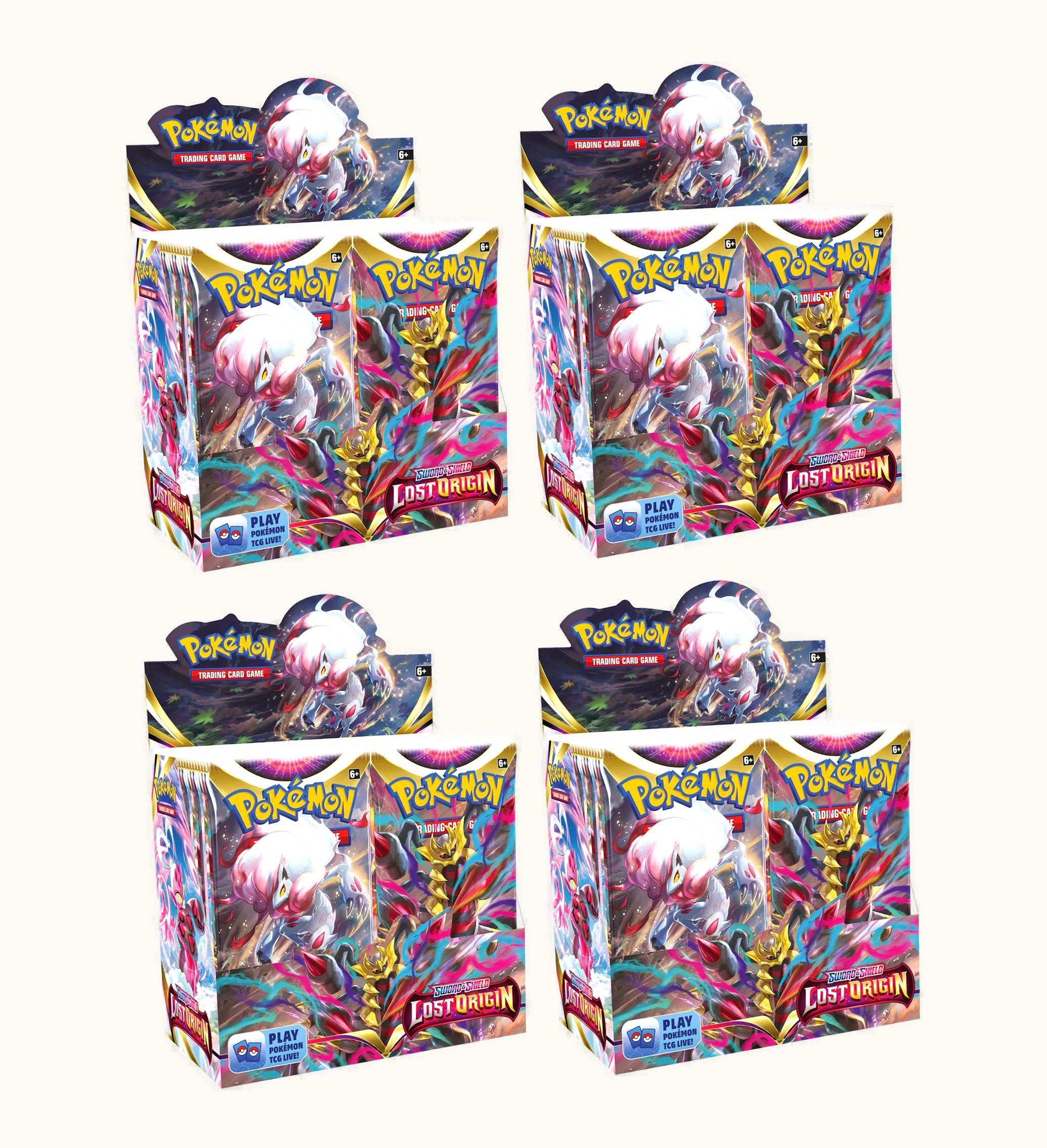 Pokemon Pokemon TCG Sword Shield Lost Origin Booster Box 4x Lot