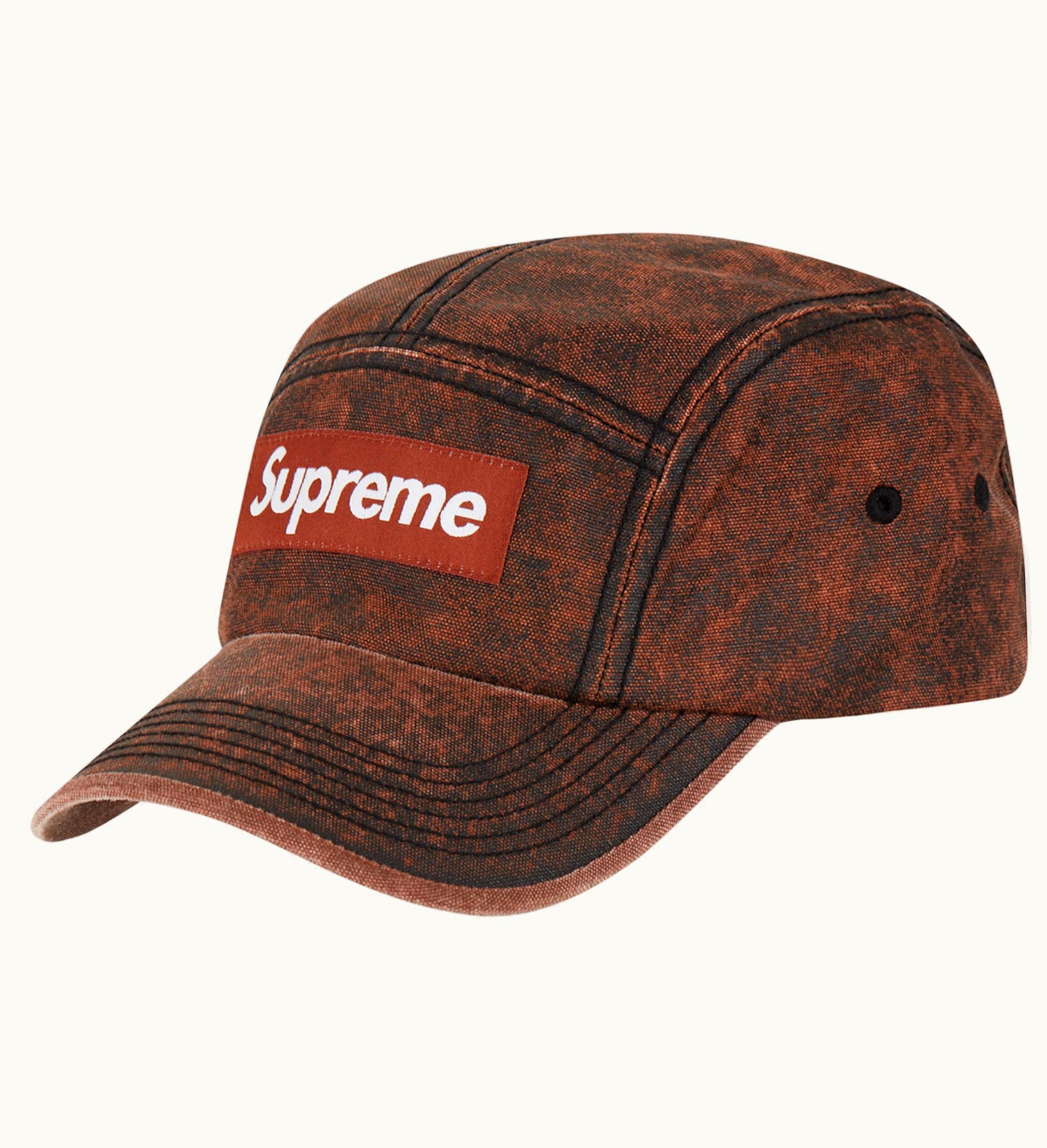 Supreme Washed Cordura Camp Cap Rust