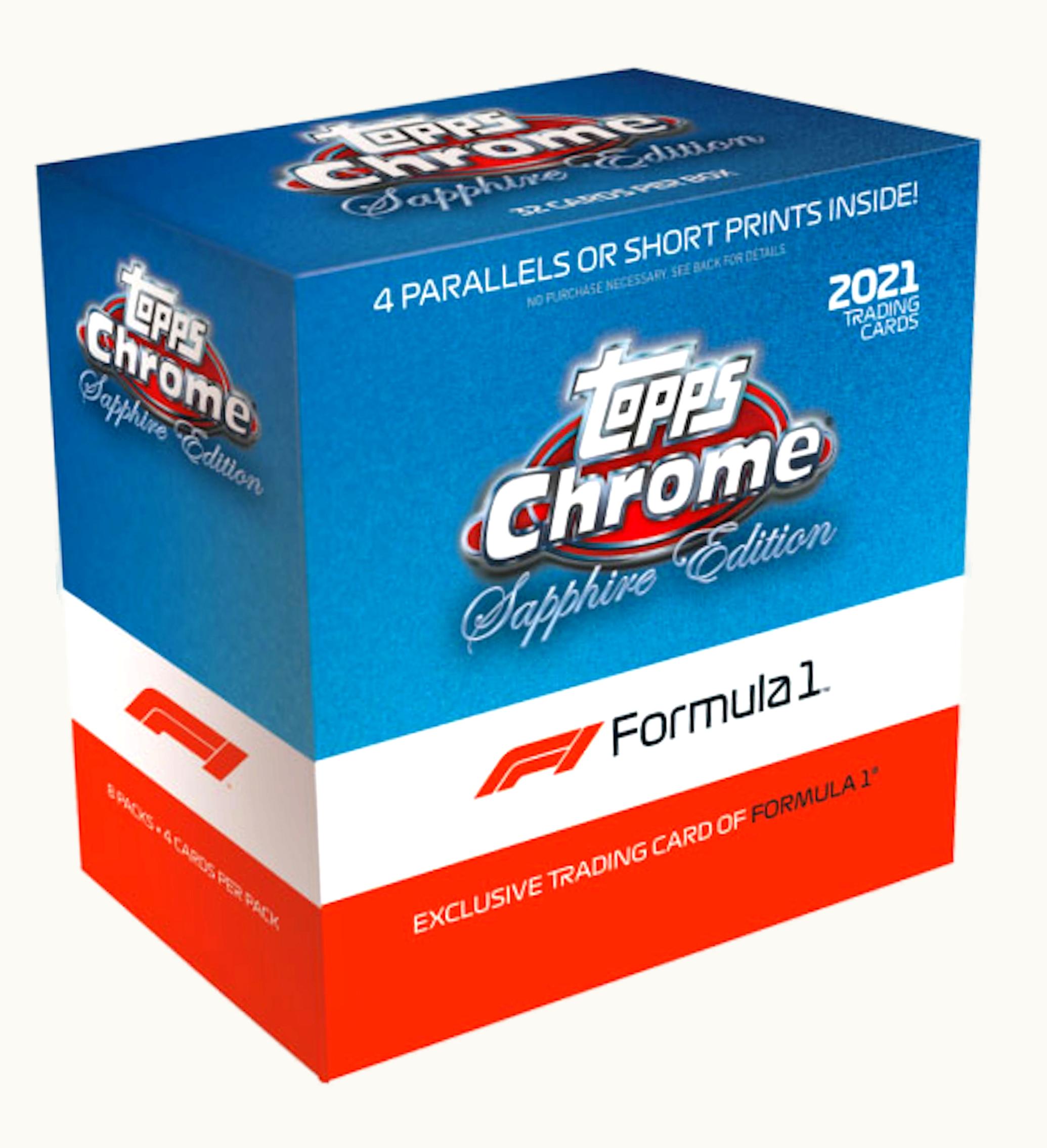 2021 Topps Chrome Sapphire Edition Formula 1 Racing Box