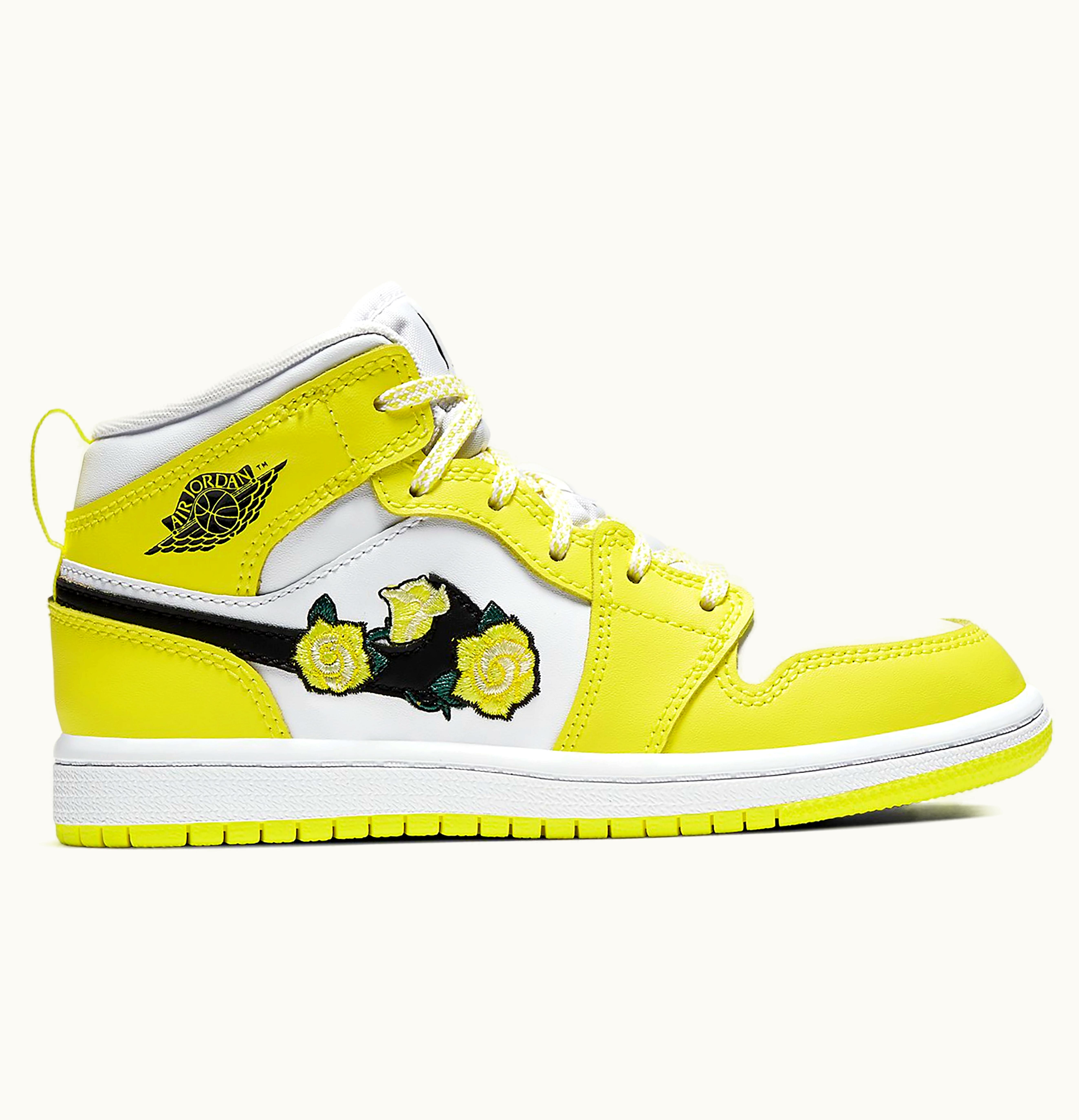 Jordan Air Jordan 1 Mid Dynamic Yellow Floral PS