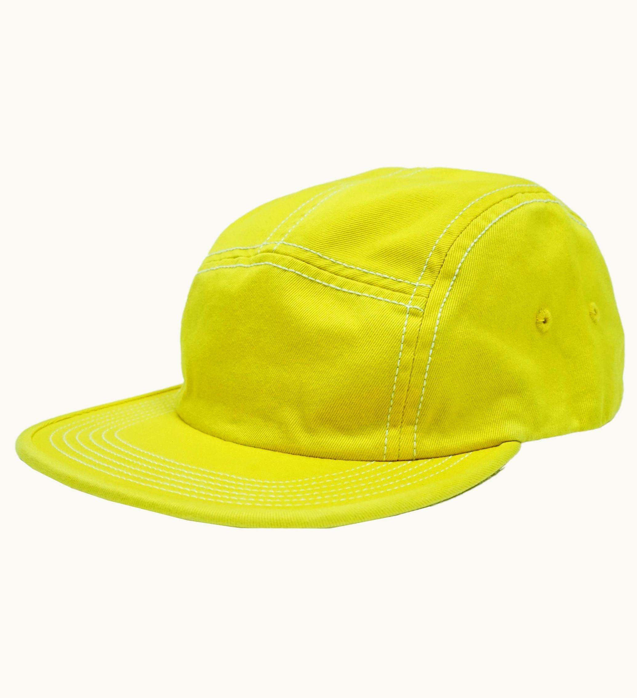Supreme Supreme Fitted Rear Patch Camp Cap Yellow