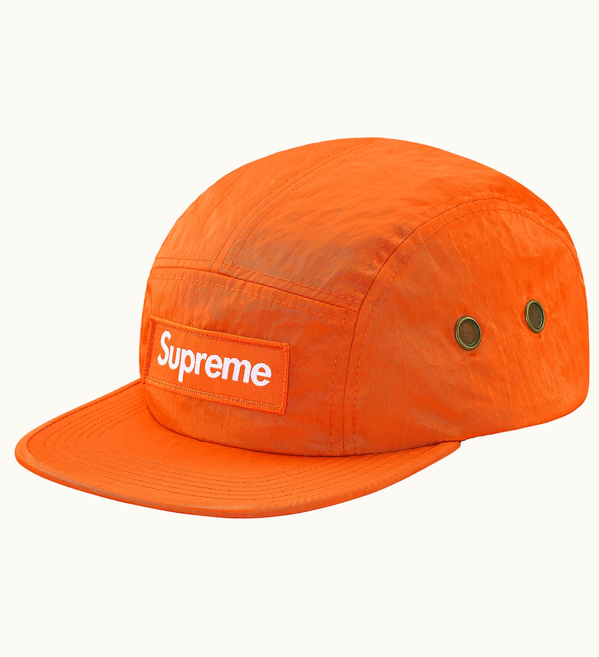 Supreme Supreme Washed Nylon Camp Cap Orange