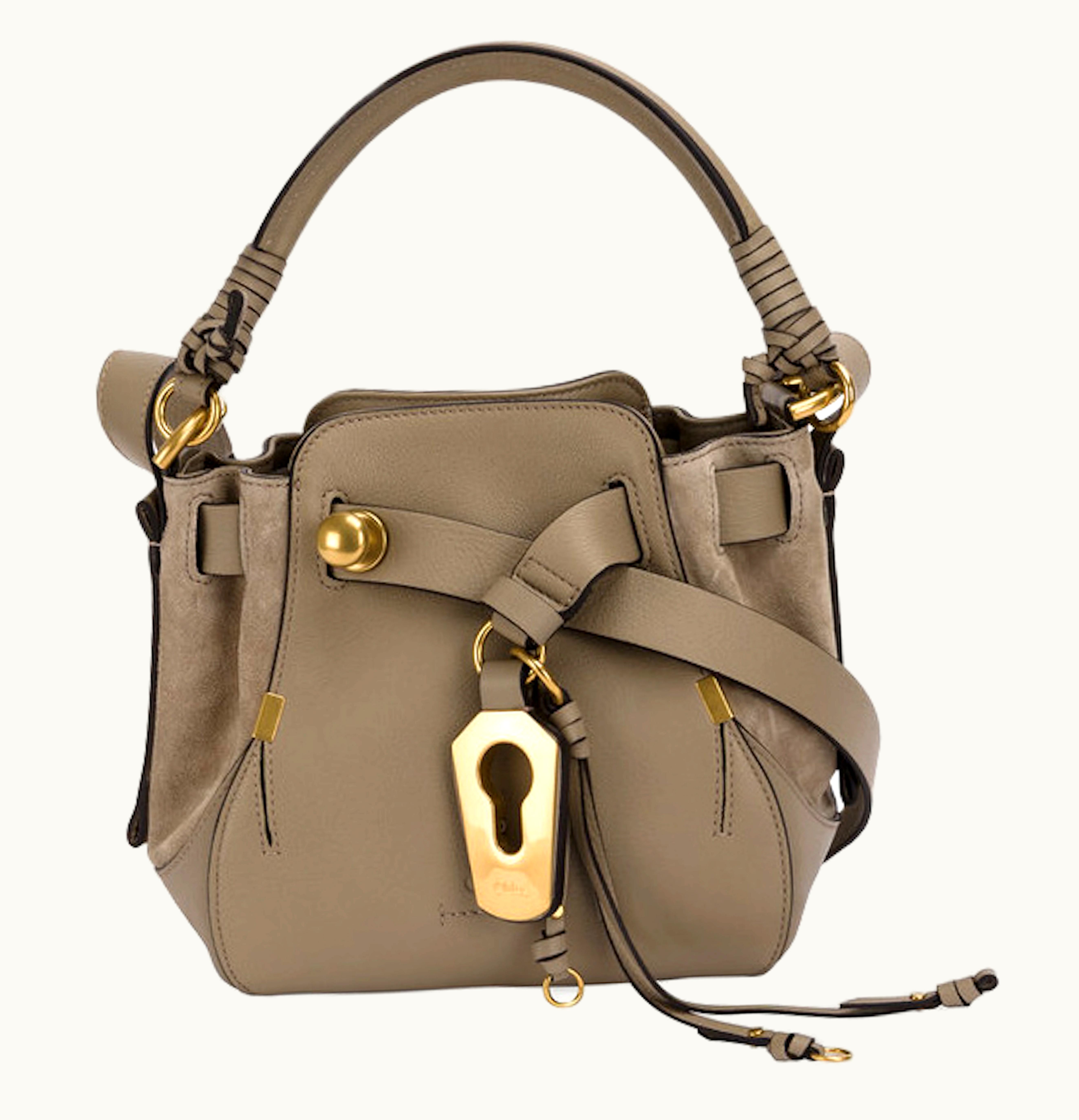 Chloé Chloe Owen Crossbody Small Motty Grey