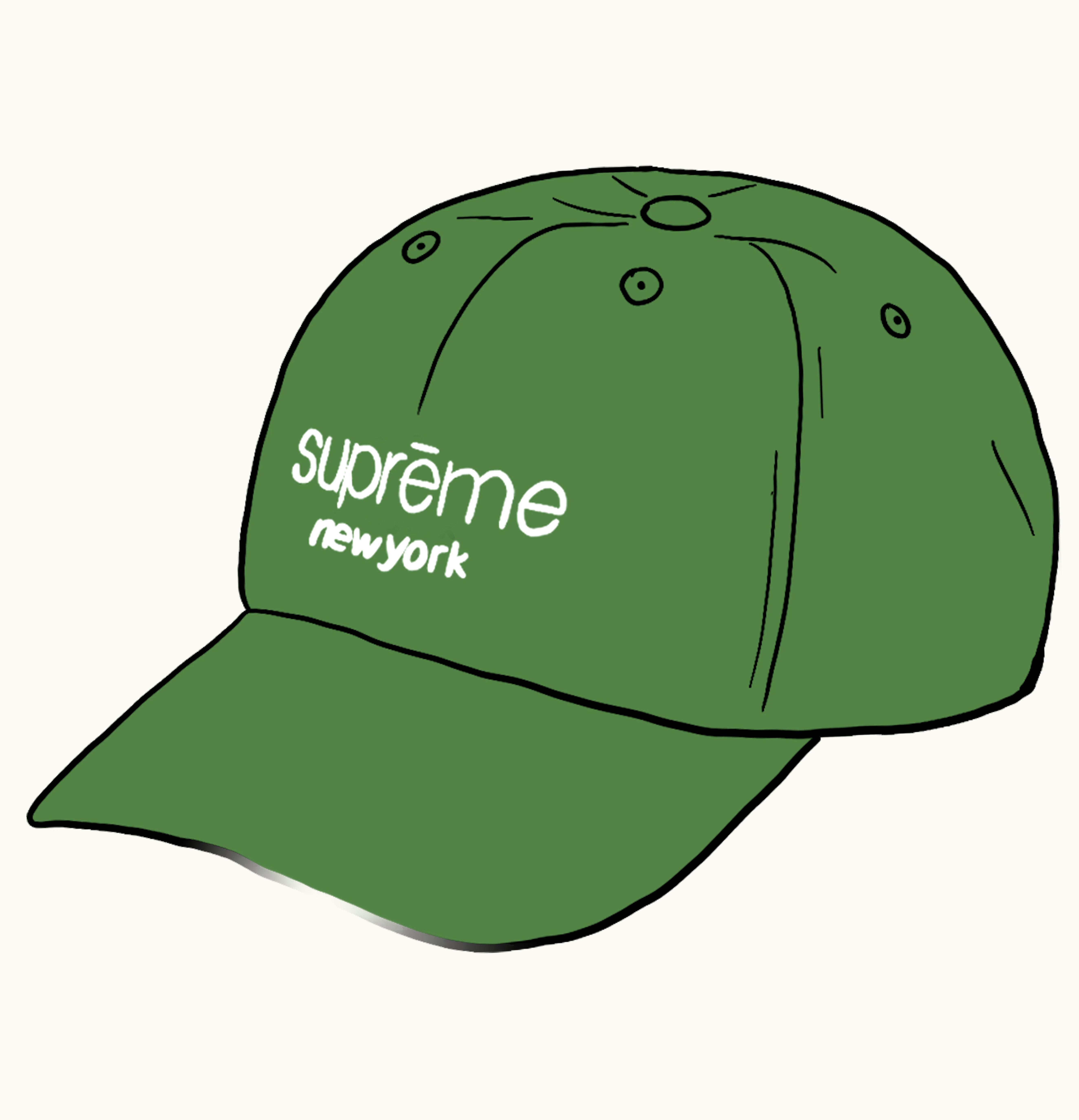 Supreme Supreme 2 Tone Canvas 6 Panel Green