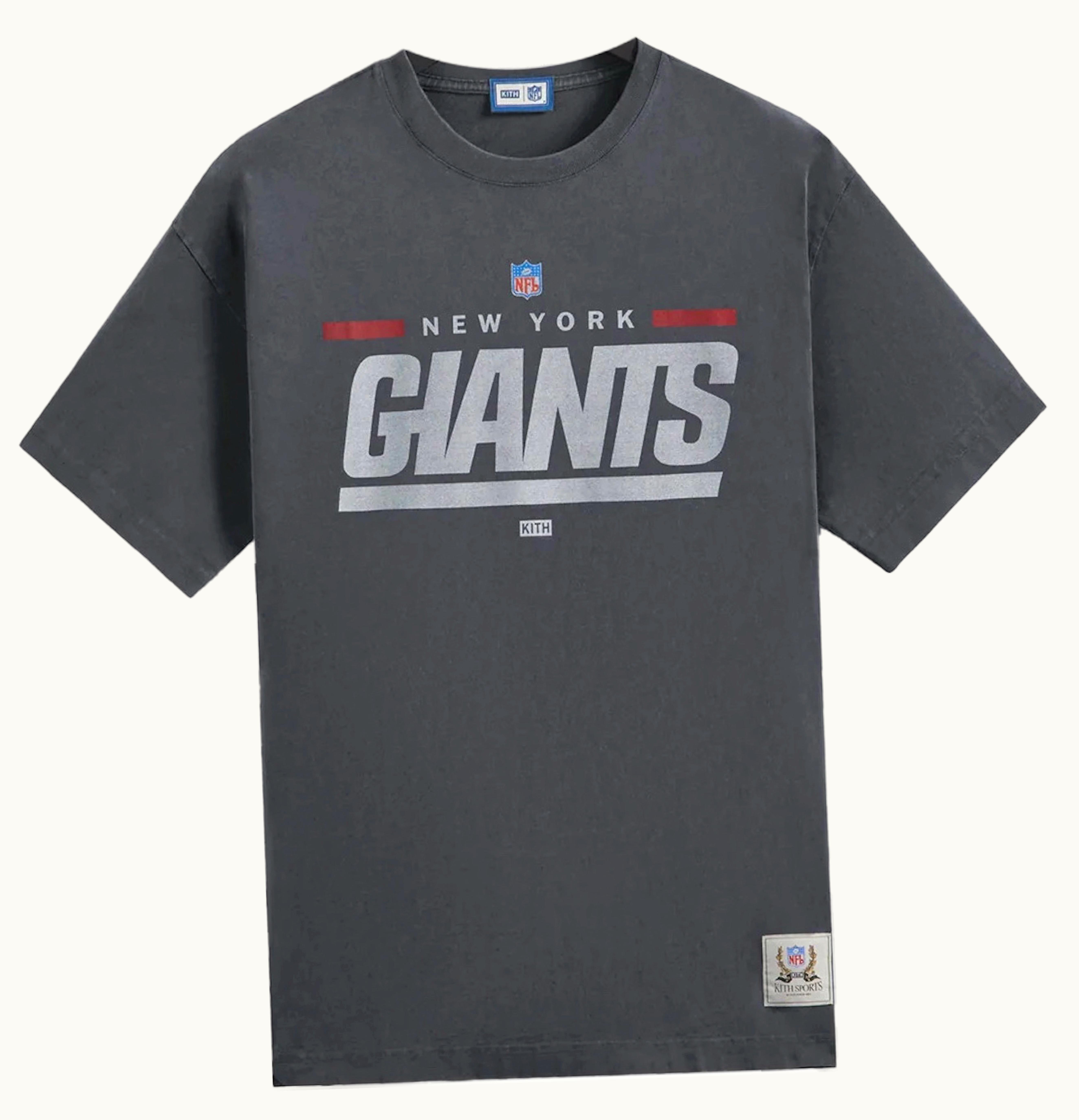 Kith Kith X NFL Giants Vintage Tee Black