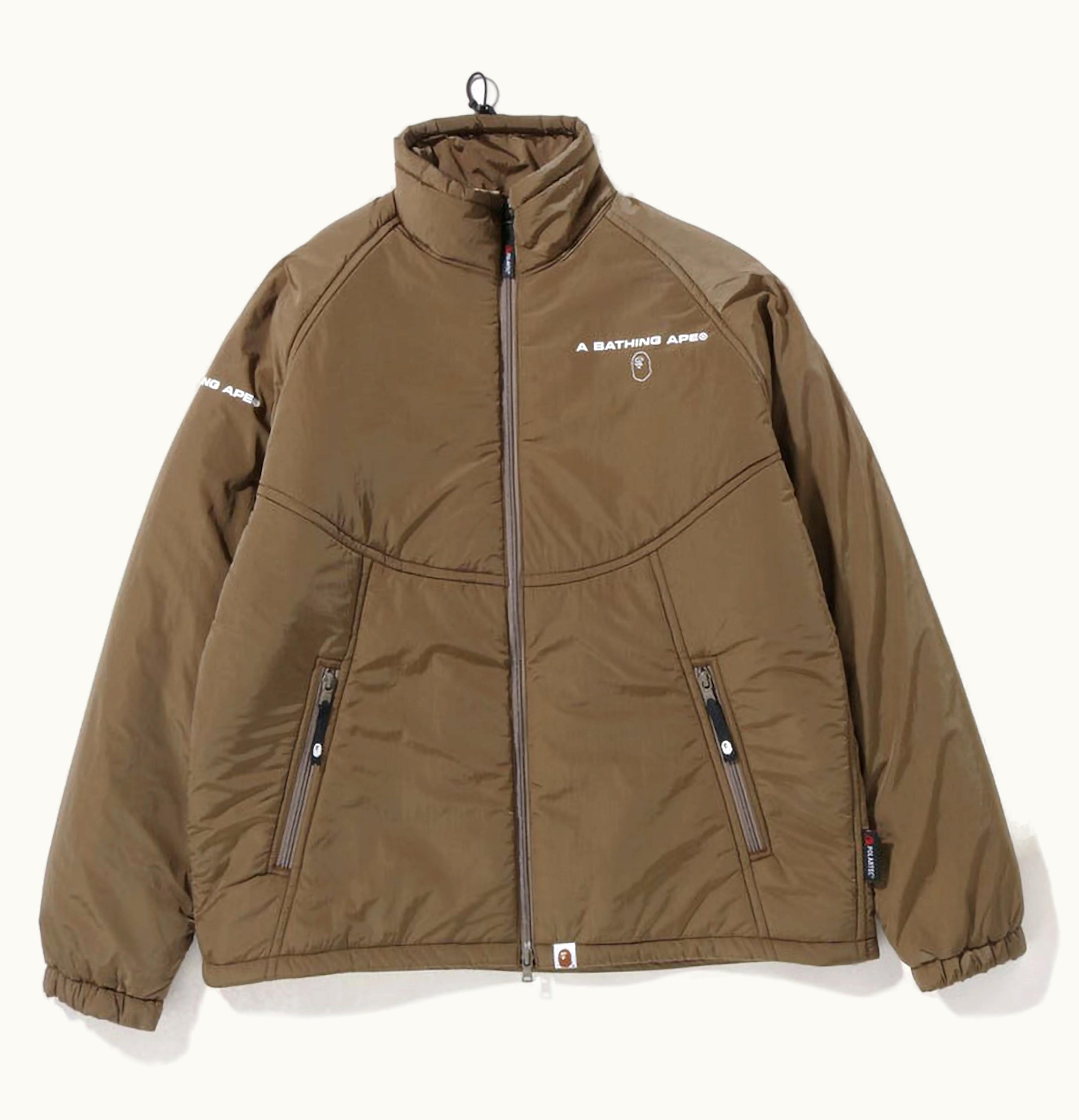 BAPE BAPE Polartech Padded Jacket Beige