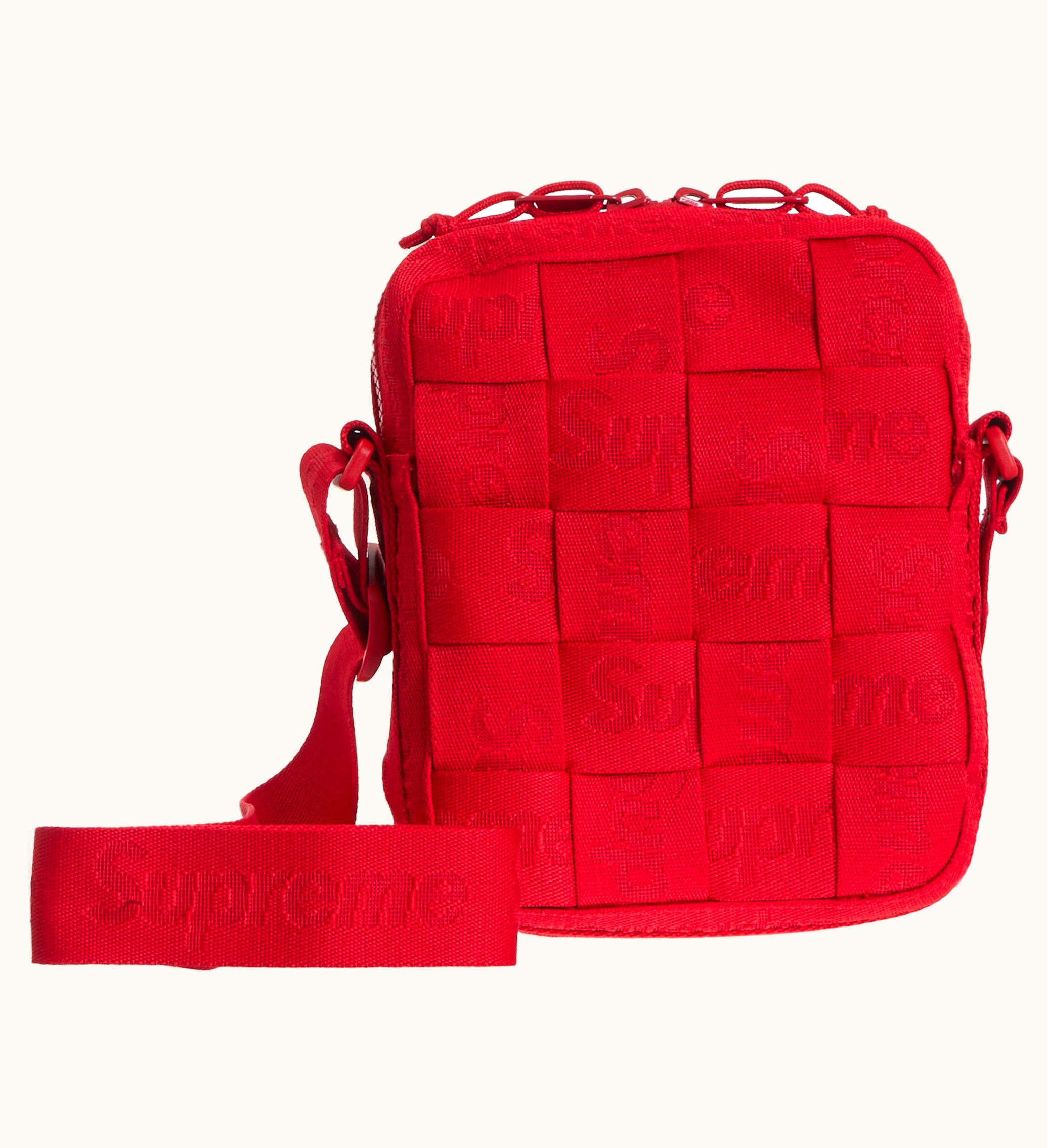 Supreme Supreme Woven Shoulder Bag Red