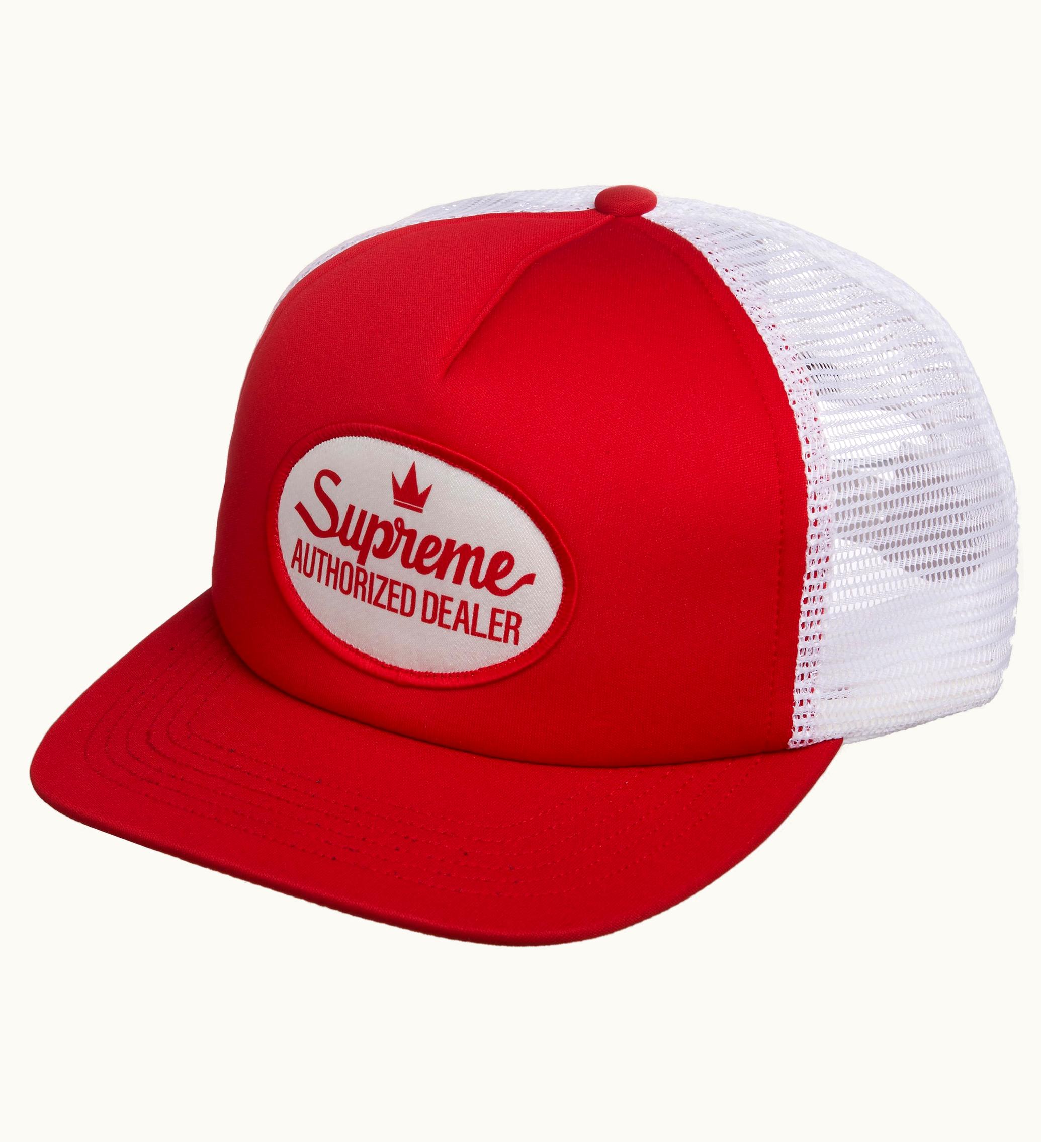 Supreme Supreme Authorized Mesh Back 5 Panel Red