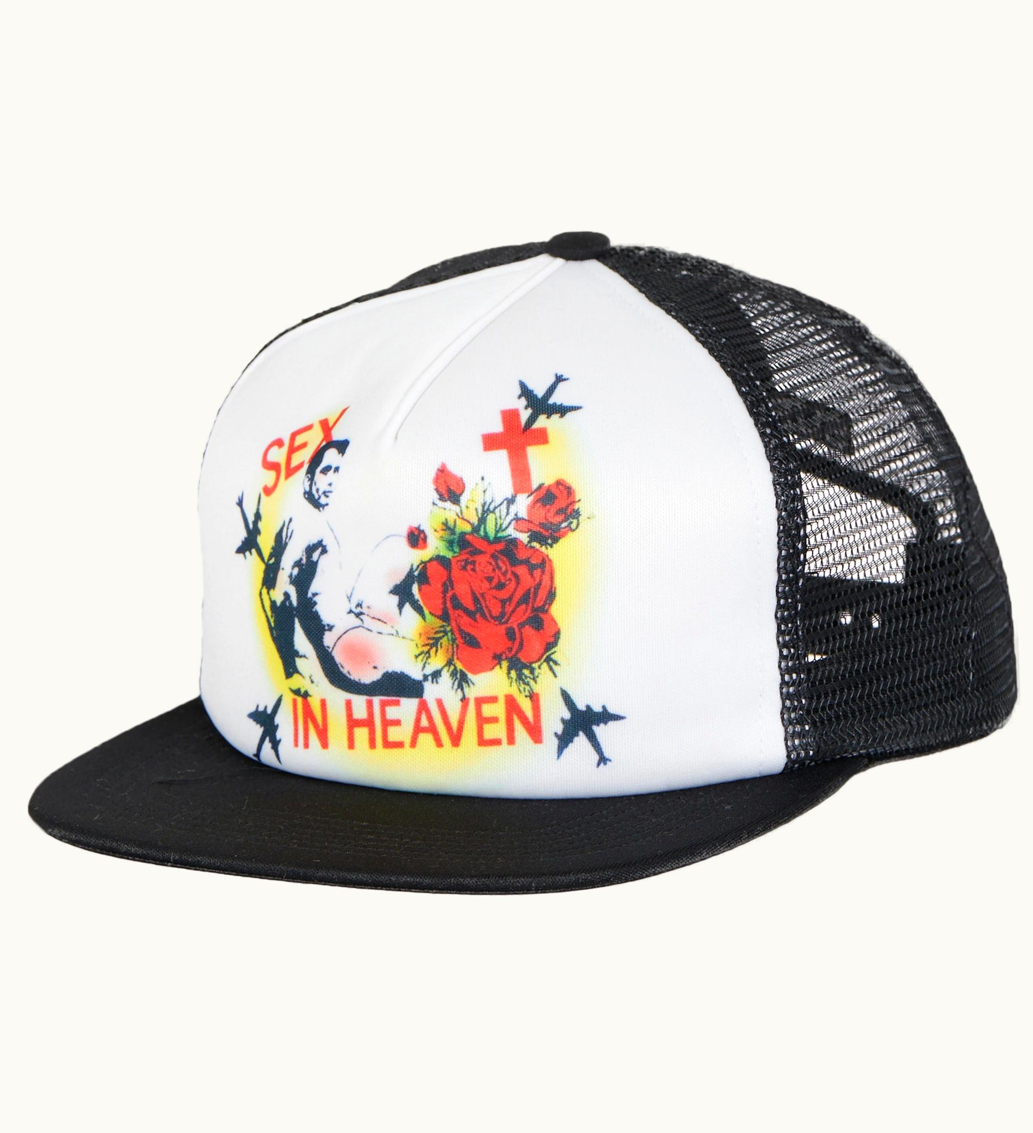 Supreme Supreme Sex In Heaven Mesh Back 5 Panel Black