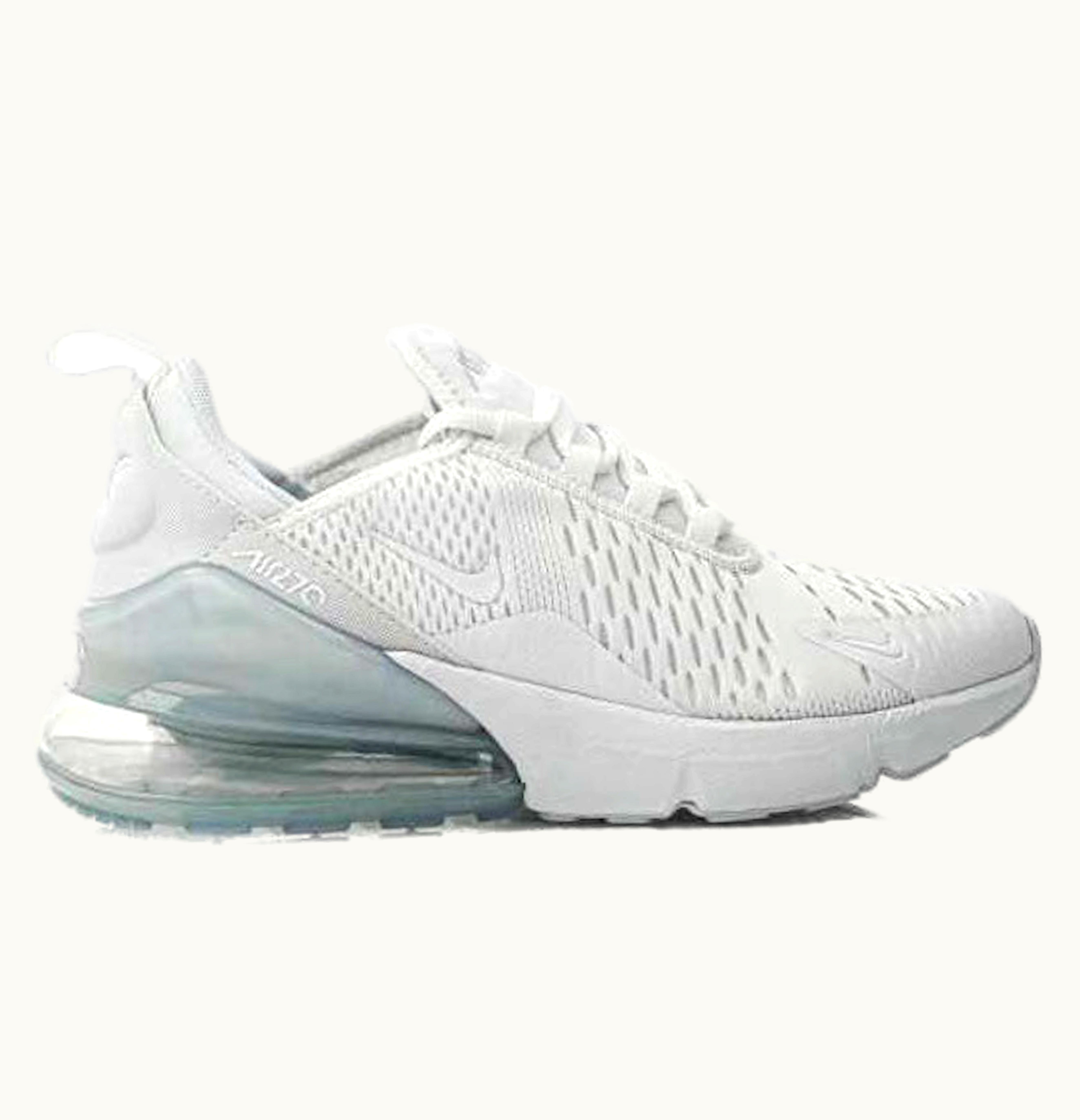 Nike Nike Air Max 270 White Metallic Silver GS