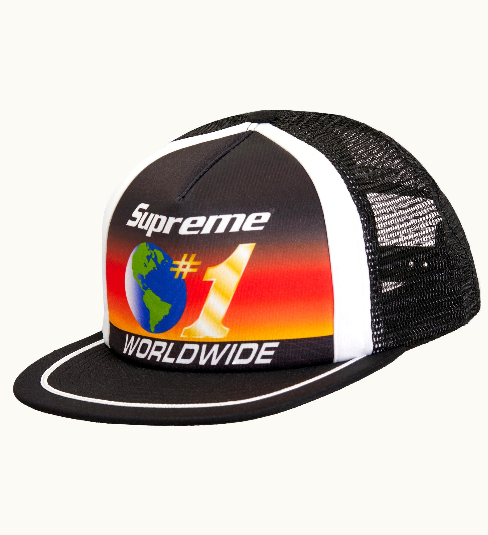 Supreme Supreme Worldwide Mesh Back 5 Panel Black