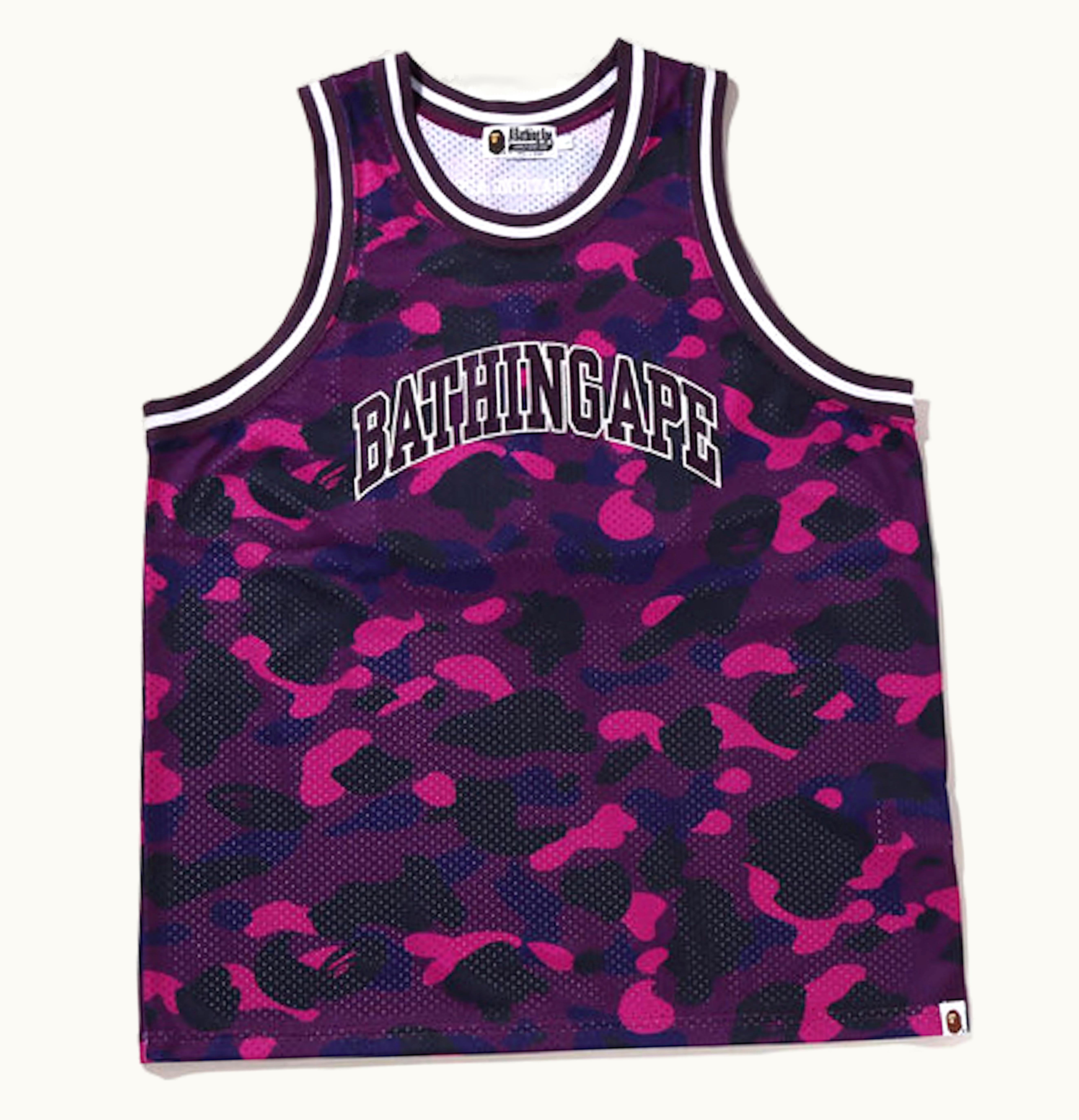 BAPE BAPE Color Camo Basketball Tank Top Purple