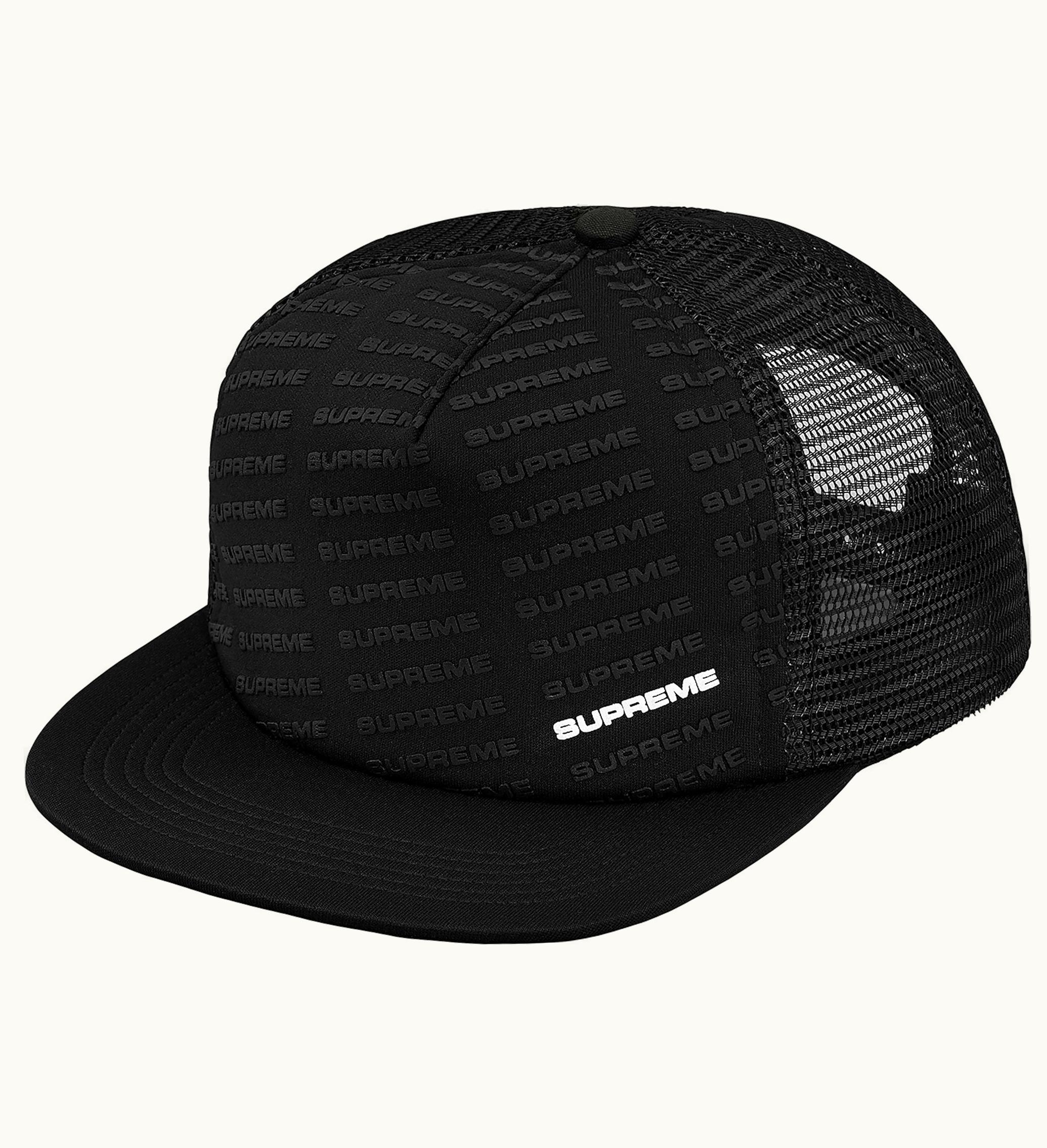 Supreme Supreme Repeat Mesh Back 5 Panel Black