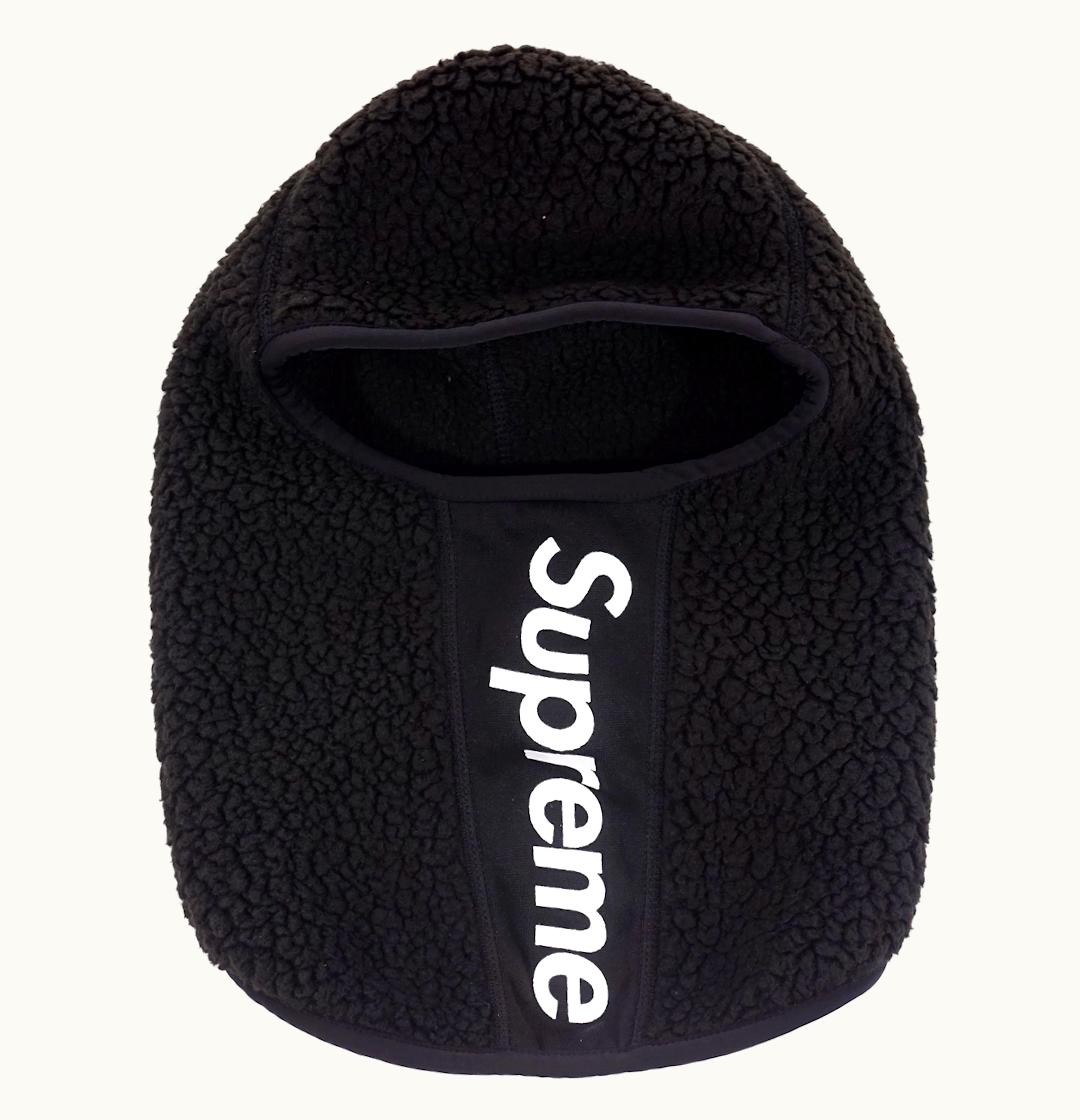 Supreme Supreme Polartec Deep Pile Balaclava Black