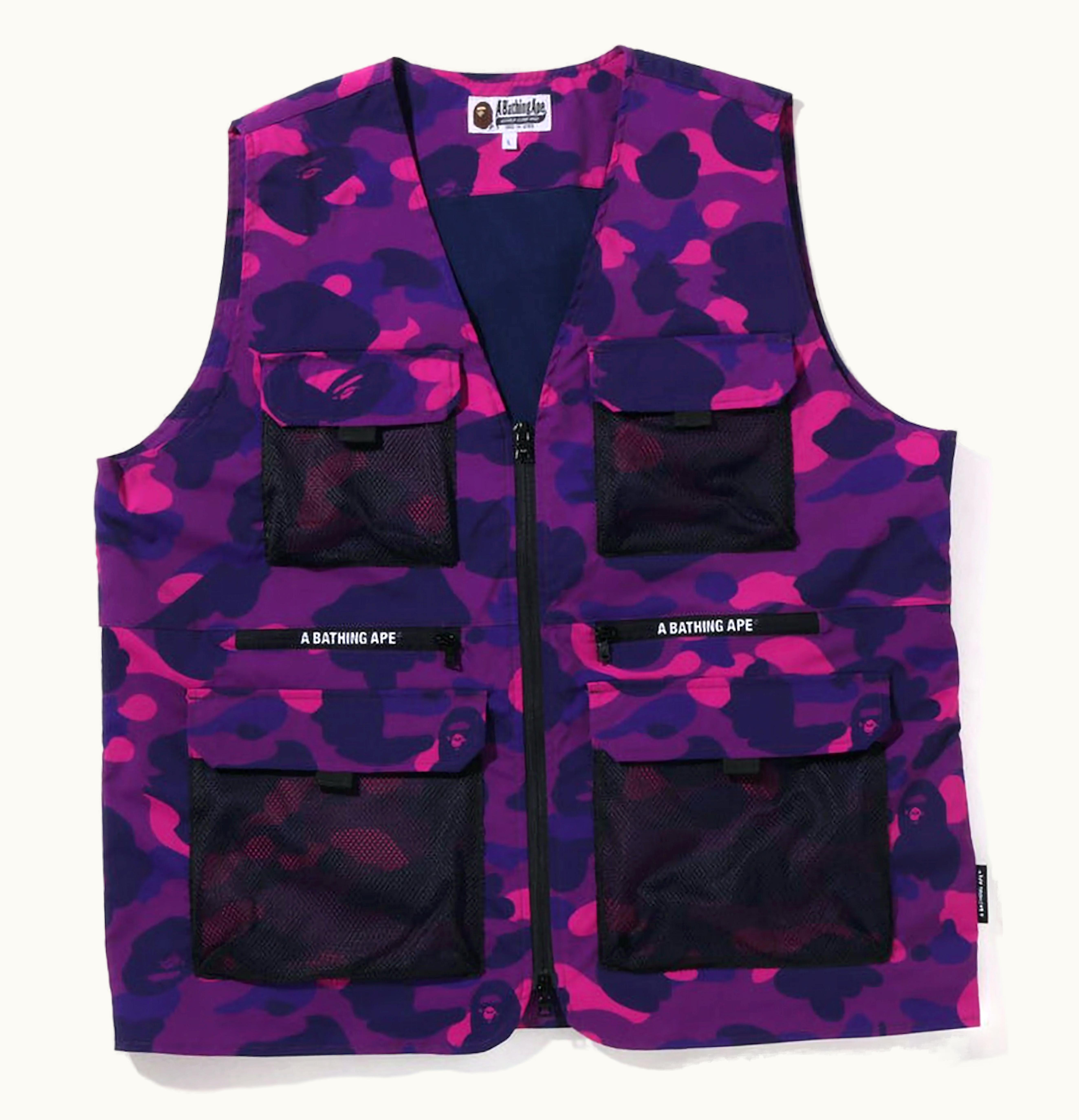 BAPE BAPE Color Camo Vest SS22 Purple