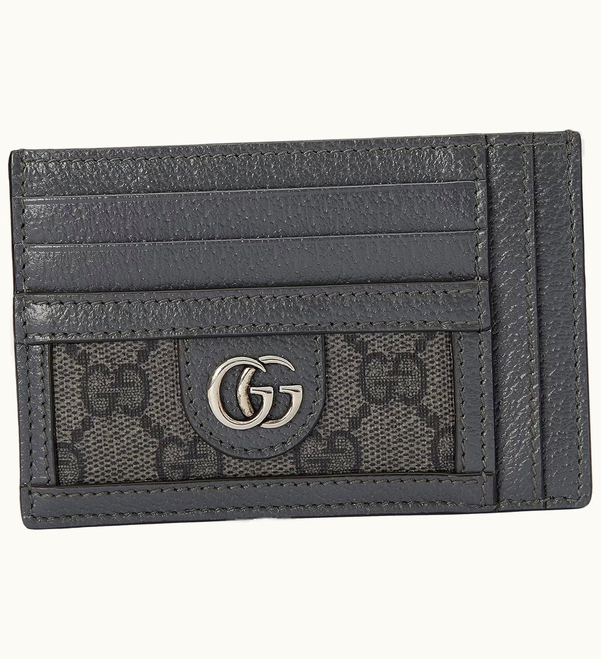 Gucci Gucci Ophidia Card Case Grey Black