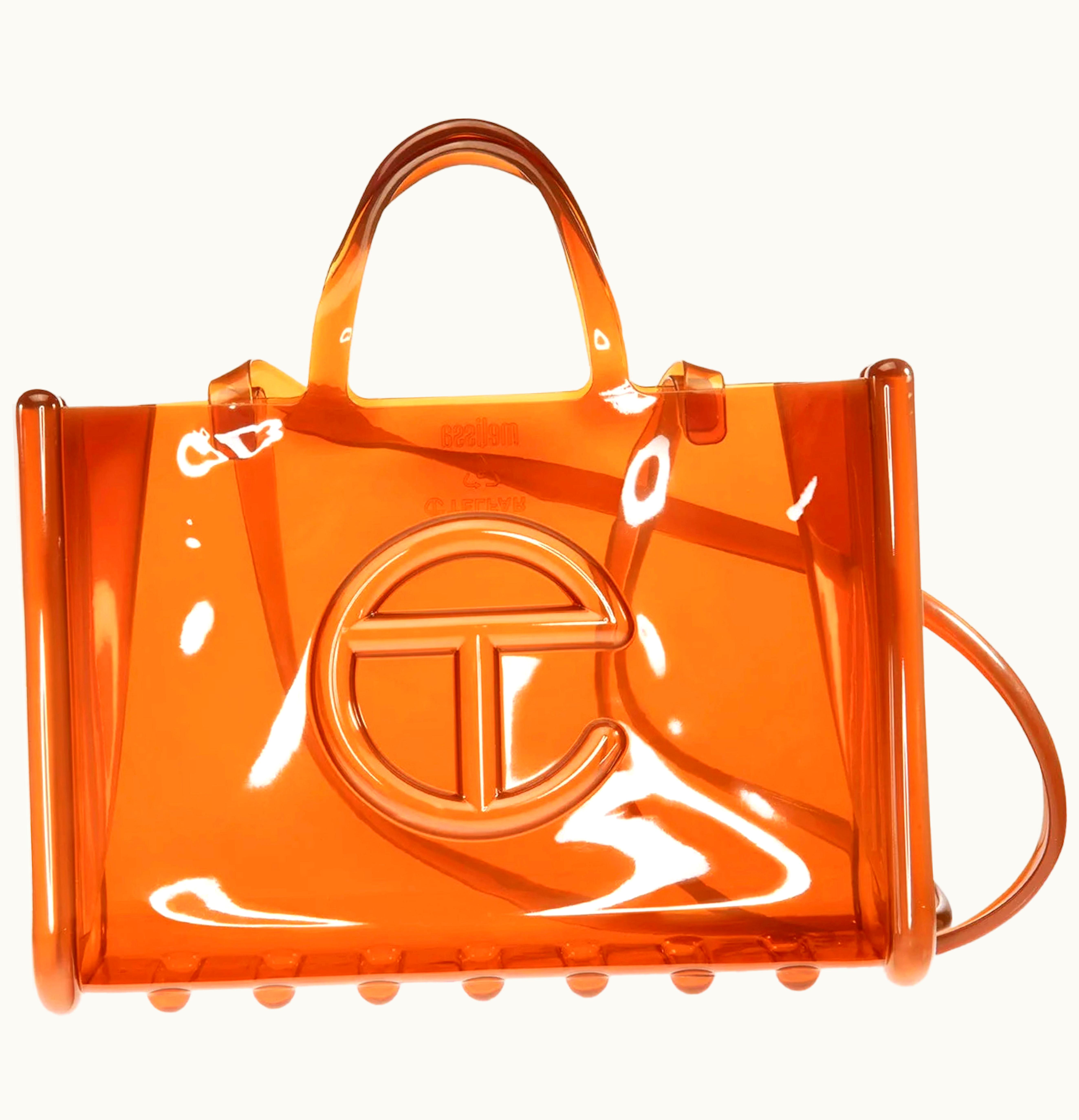 Telfar Telfar X Melissa Medium Jelly Shopper Brown